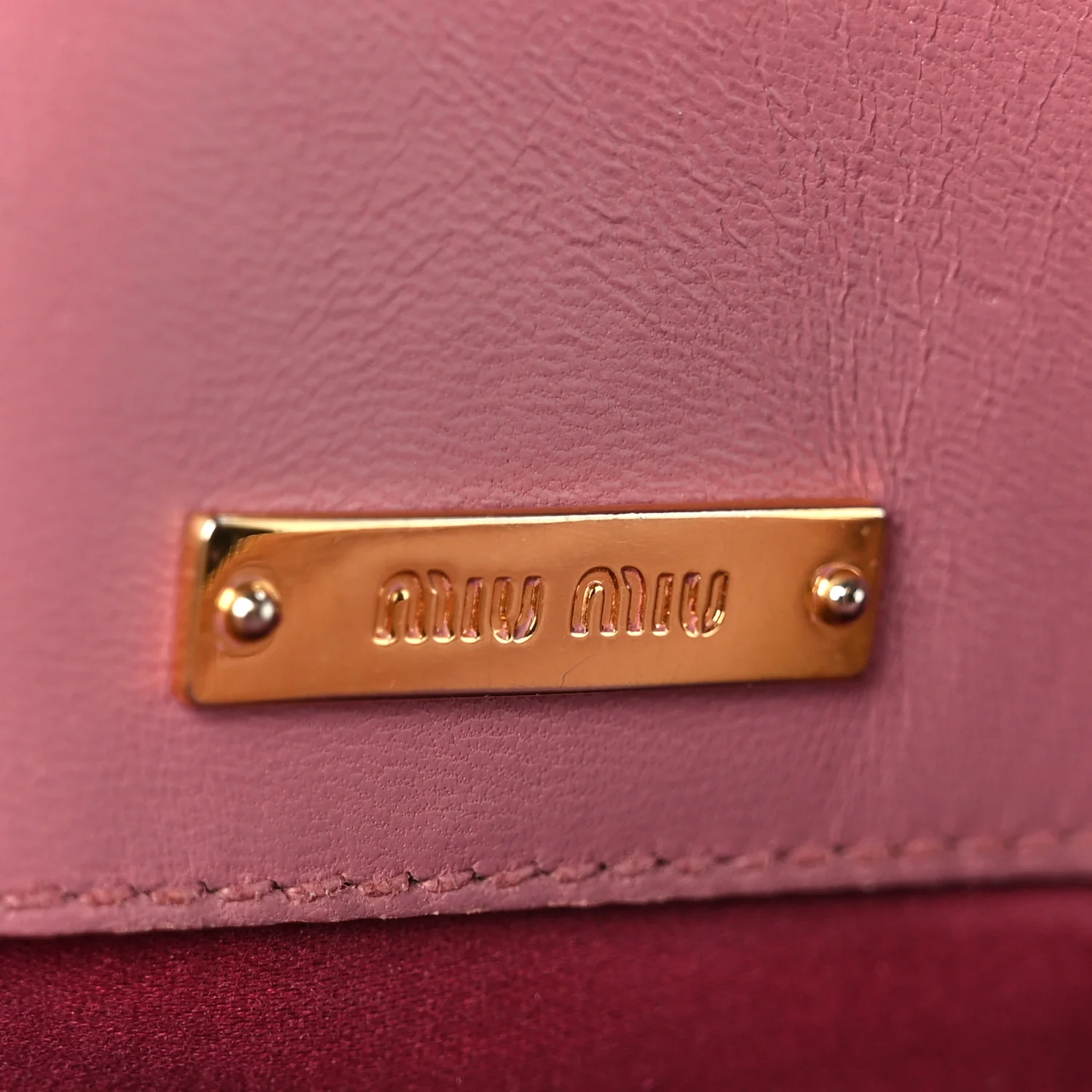Vitello Lux Matelasse Double Zip Shoulder Bag Rosa - Image 6