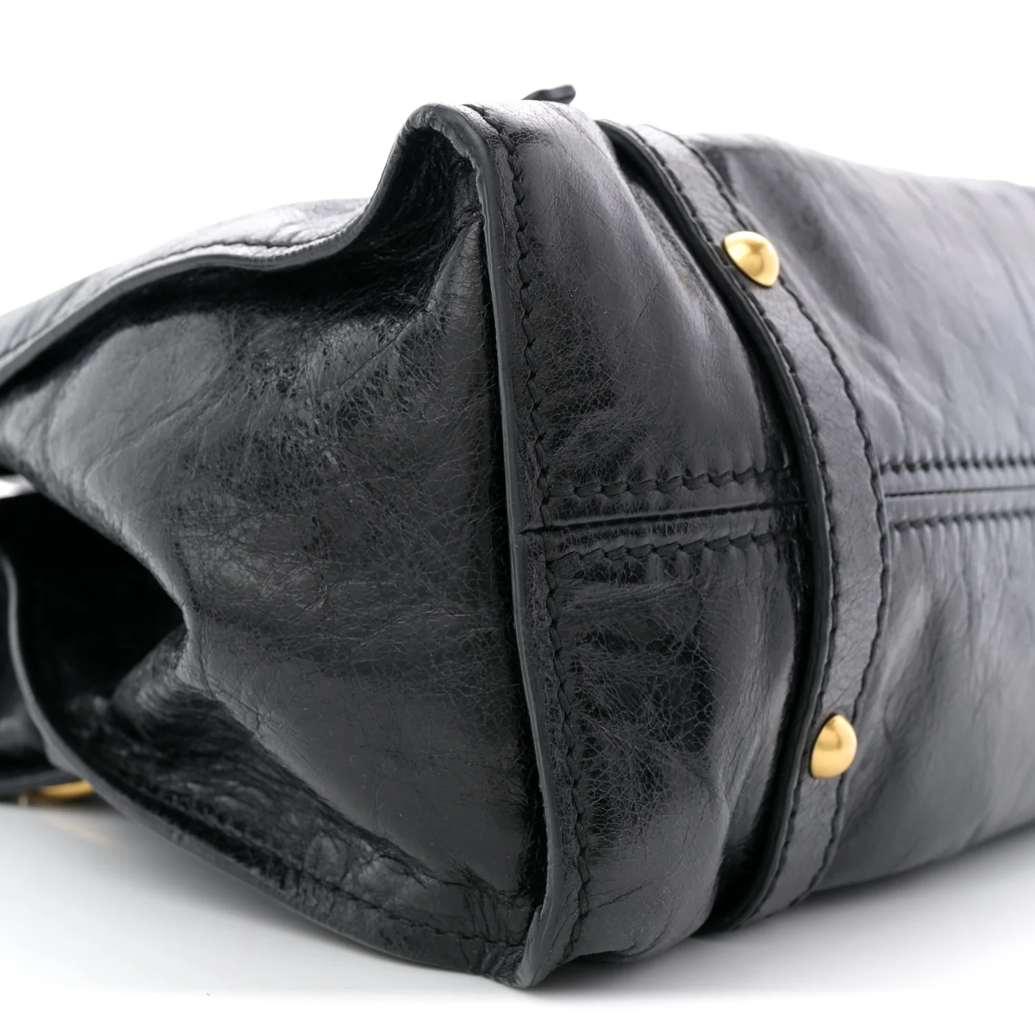 Vitello Lux Peggy Bow Tote Black - Image 16