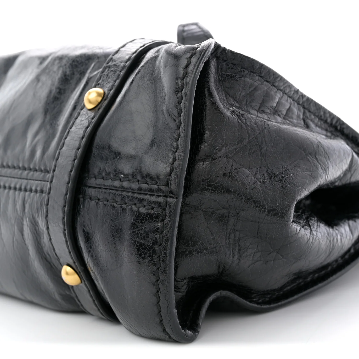 Vitello Lux Peggy Bow Tote Black - Image 19