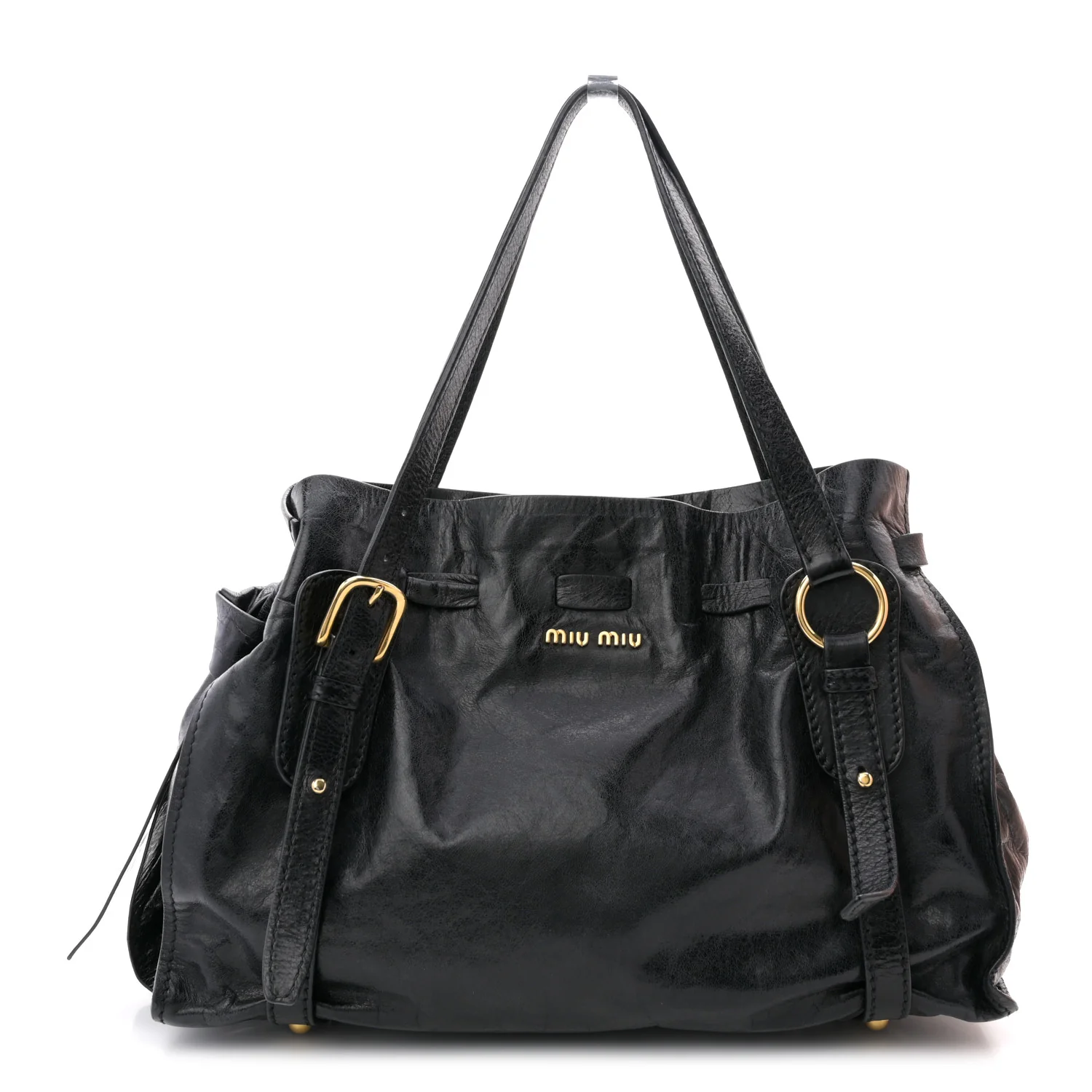 Vitello Lux Peggy Bow Tote Black - Image 2