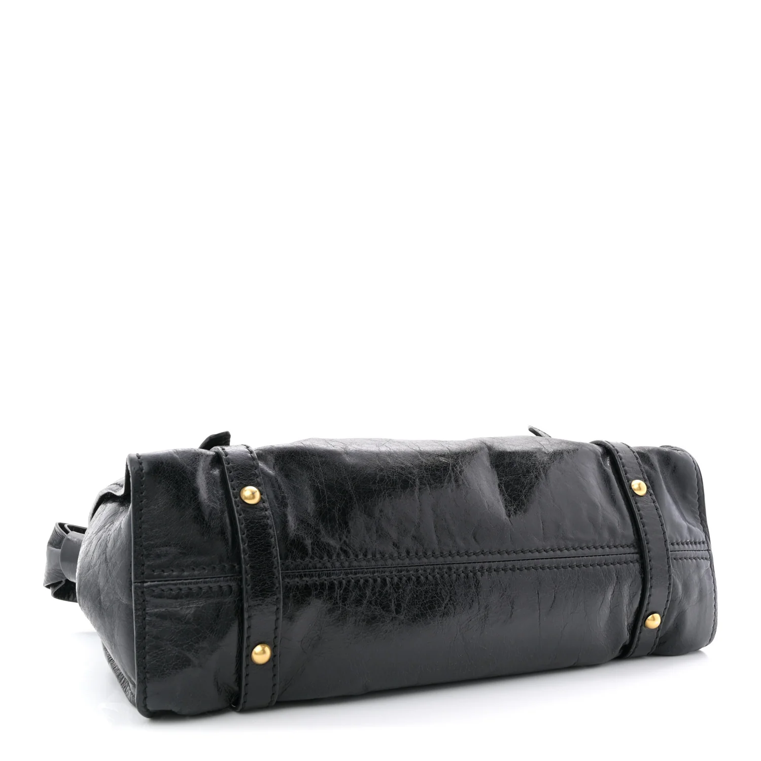 Vitello Lux Peggy Bow Tote Black - Image 7