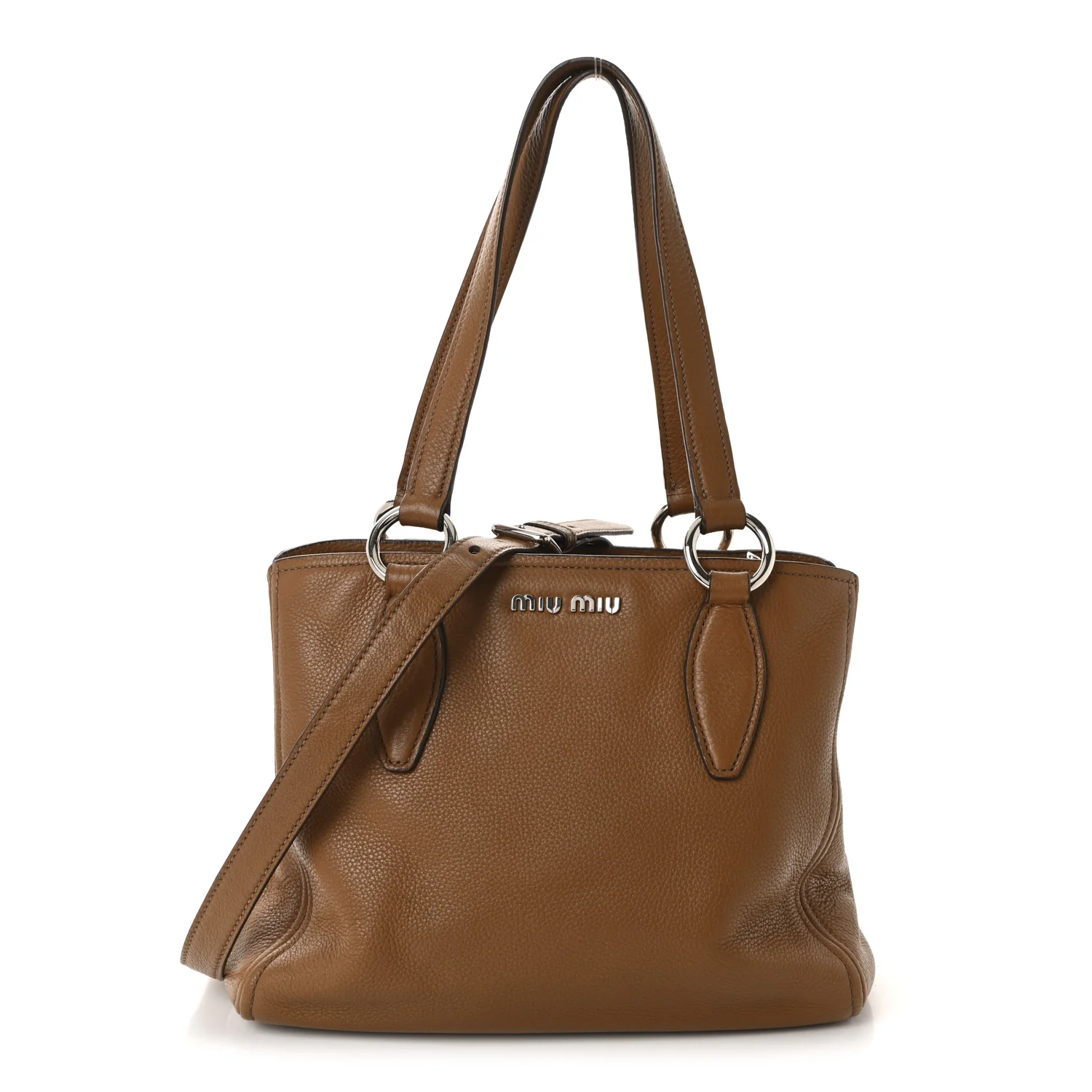 Vitello Phenix Shopping Tote Cannella