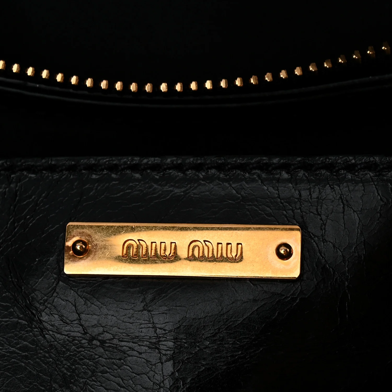 Vitello Shine Top Handle Satchel Black - Image 5