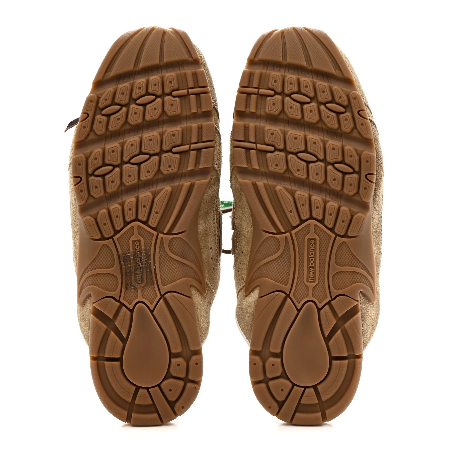 X NEW BALANCE Faded Suede Calfskin 530 SL Slip-On Mules 36 Ecru - Image 6