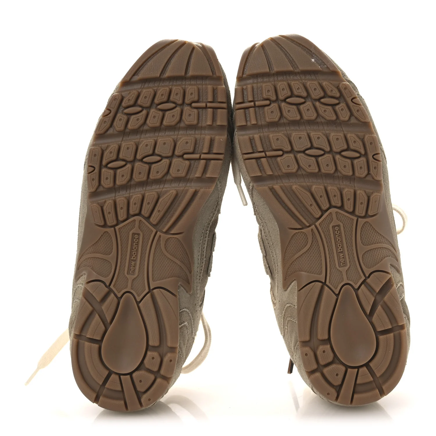 X NEW BALANCE Suede Shearling 530 SL Sneakers 36 Bleached Ecru - Image 7