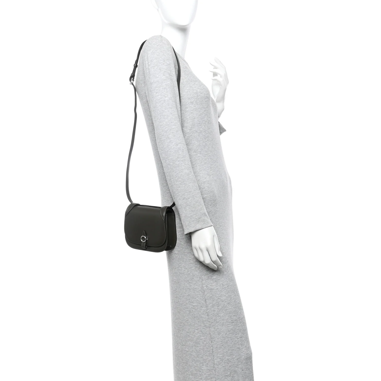 Box Calfskin Sac Mignon Kaki - Image 2