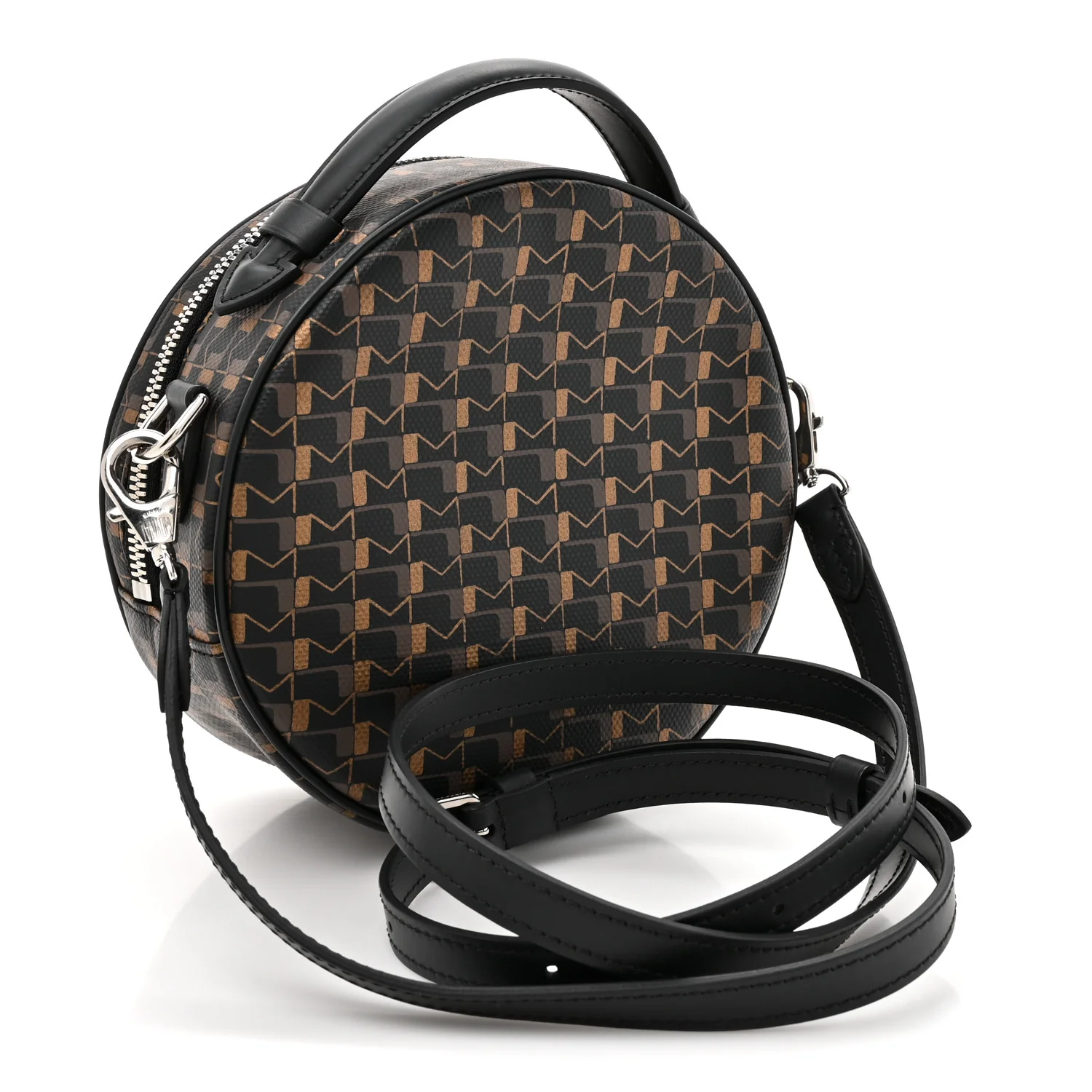 Canvas 1920 Oh! Small Yoyo Crossbody Bag Carbon Bronze Cognac - Image 3