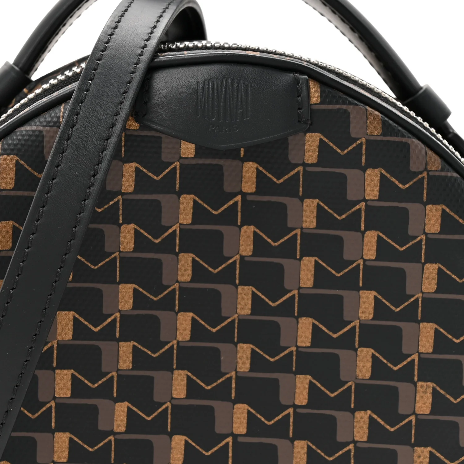 Canvas 1920 Oh! Small Yoyo Crossbody Bag Carbon Bronze Cognac - Image 8