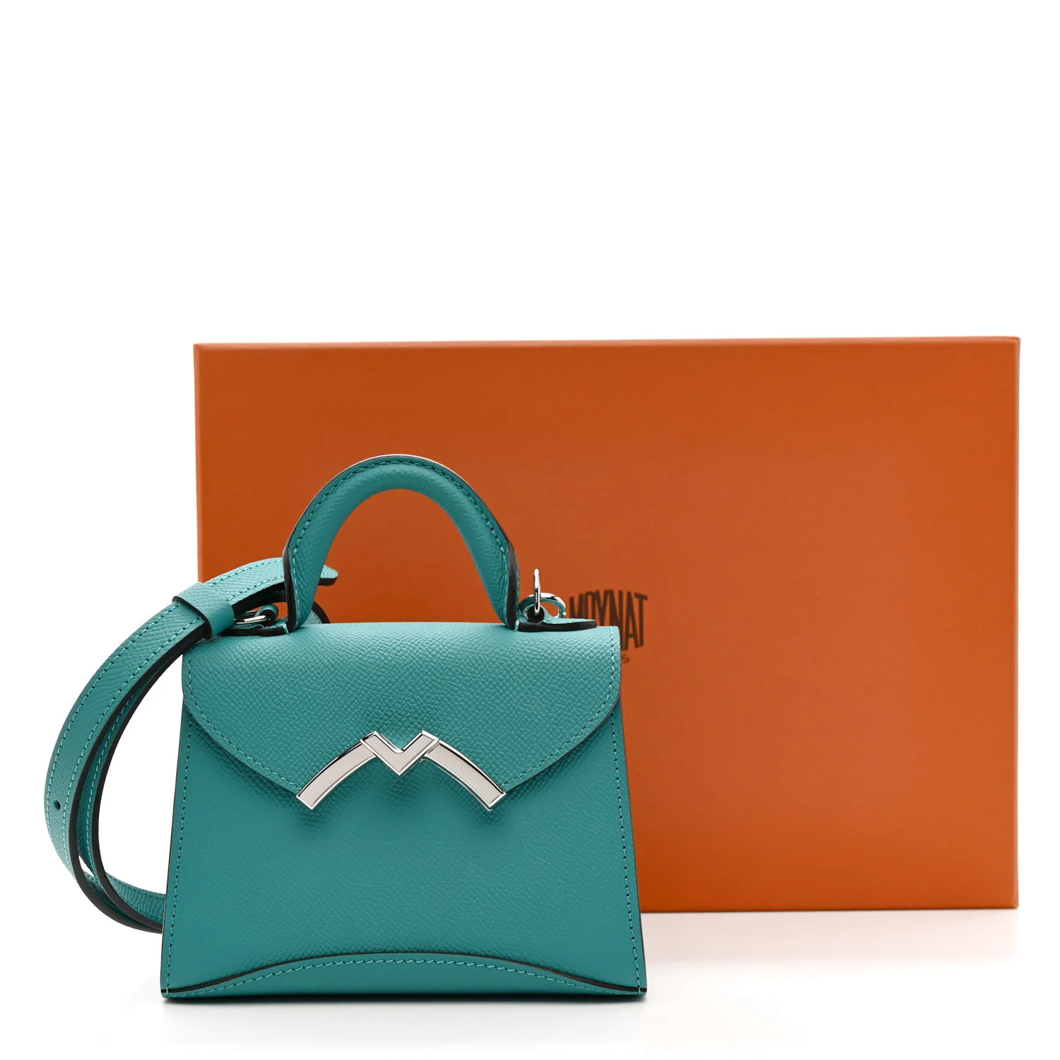 Carat Calfskin Gabrielle Nano Lagoon - Image 14