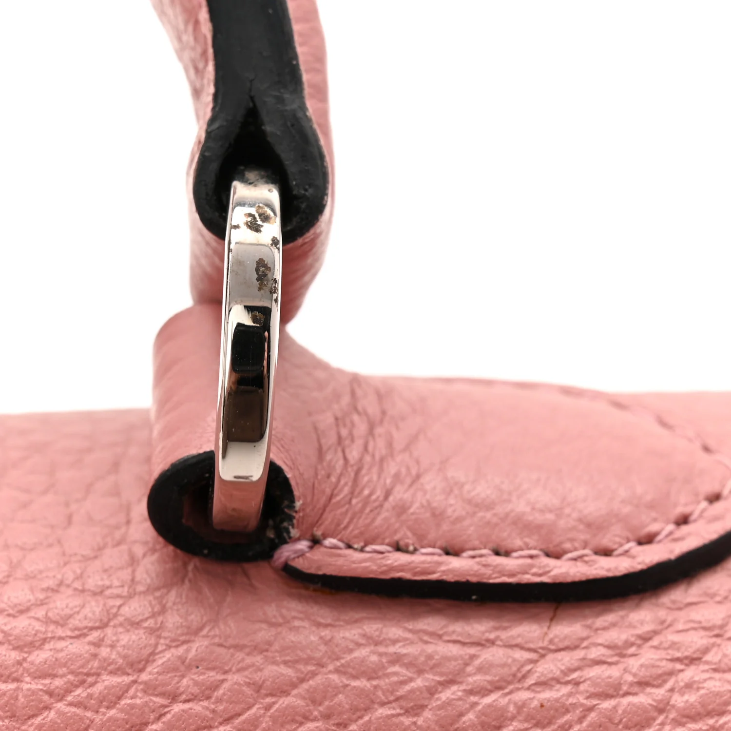 Carat Calfskin Rejane PM Rose Ocean - Image 10