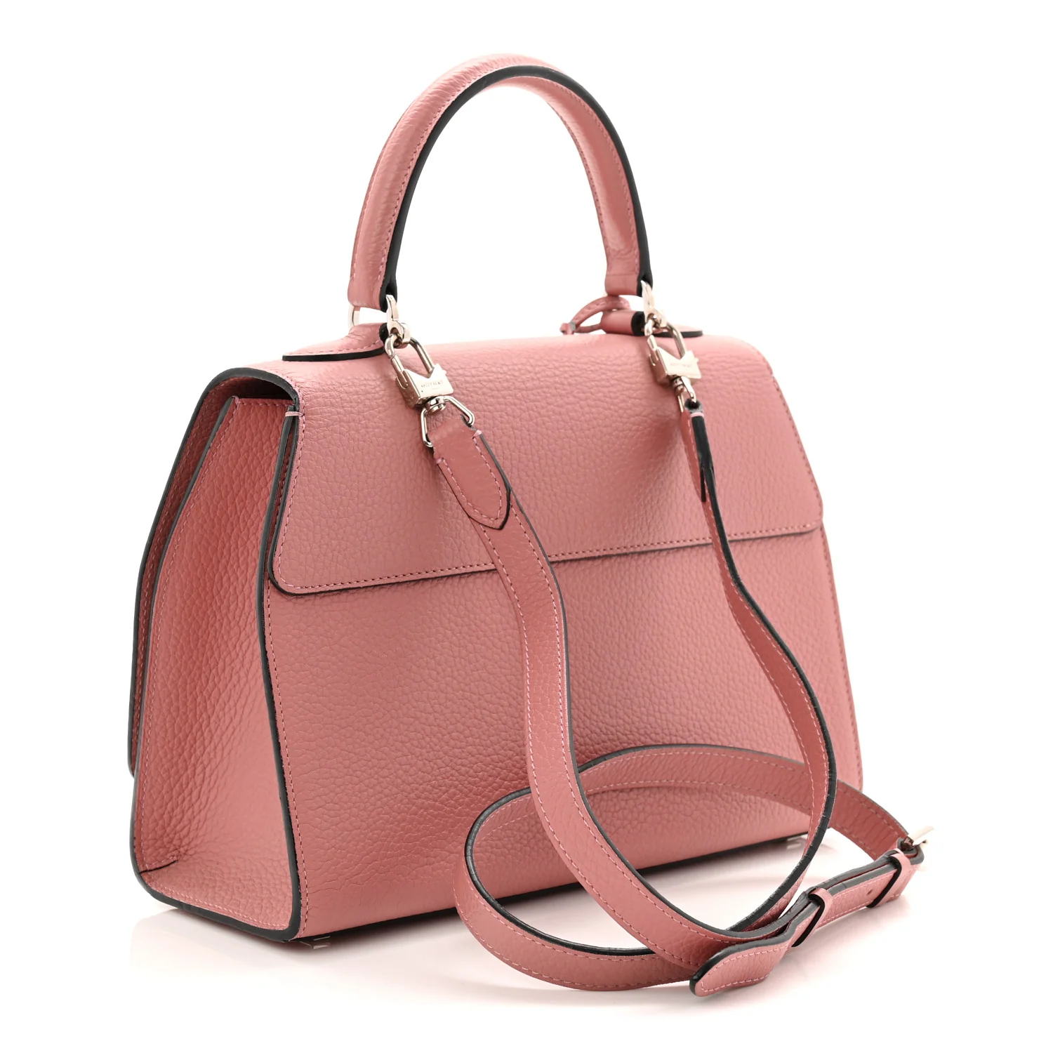 Carat Calfskin Rejane PM Rose Ocean - Image 3