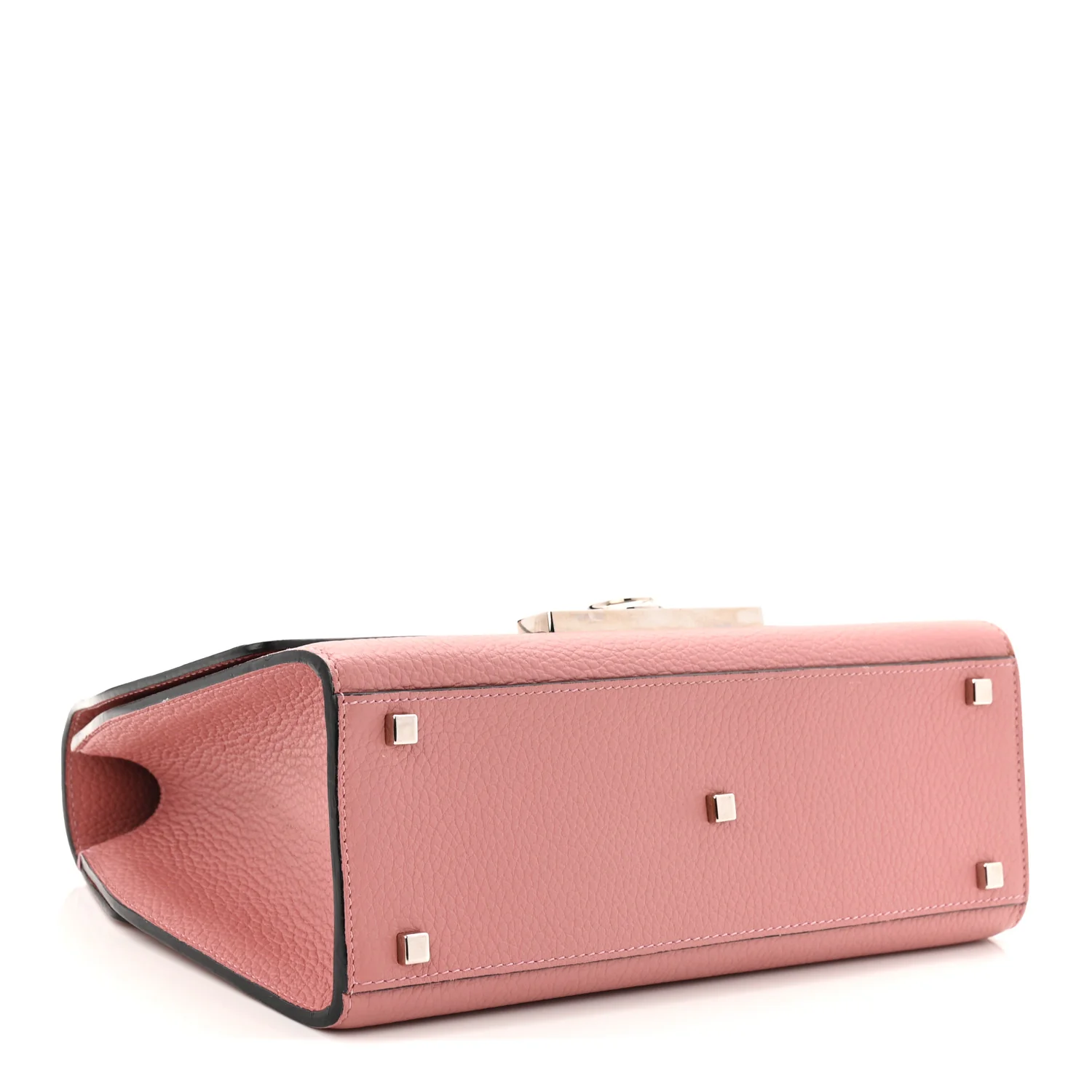 Carat Calfskin Rejane PM Rose Ocean - Image 4