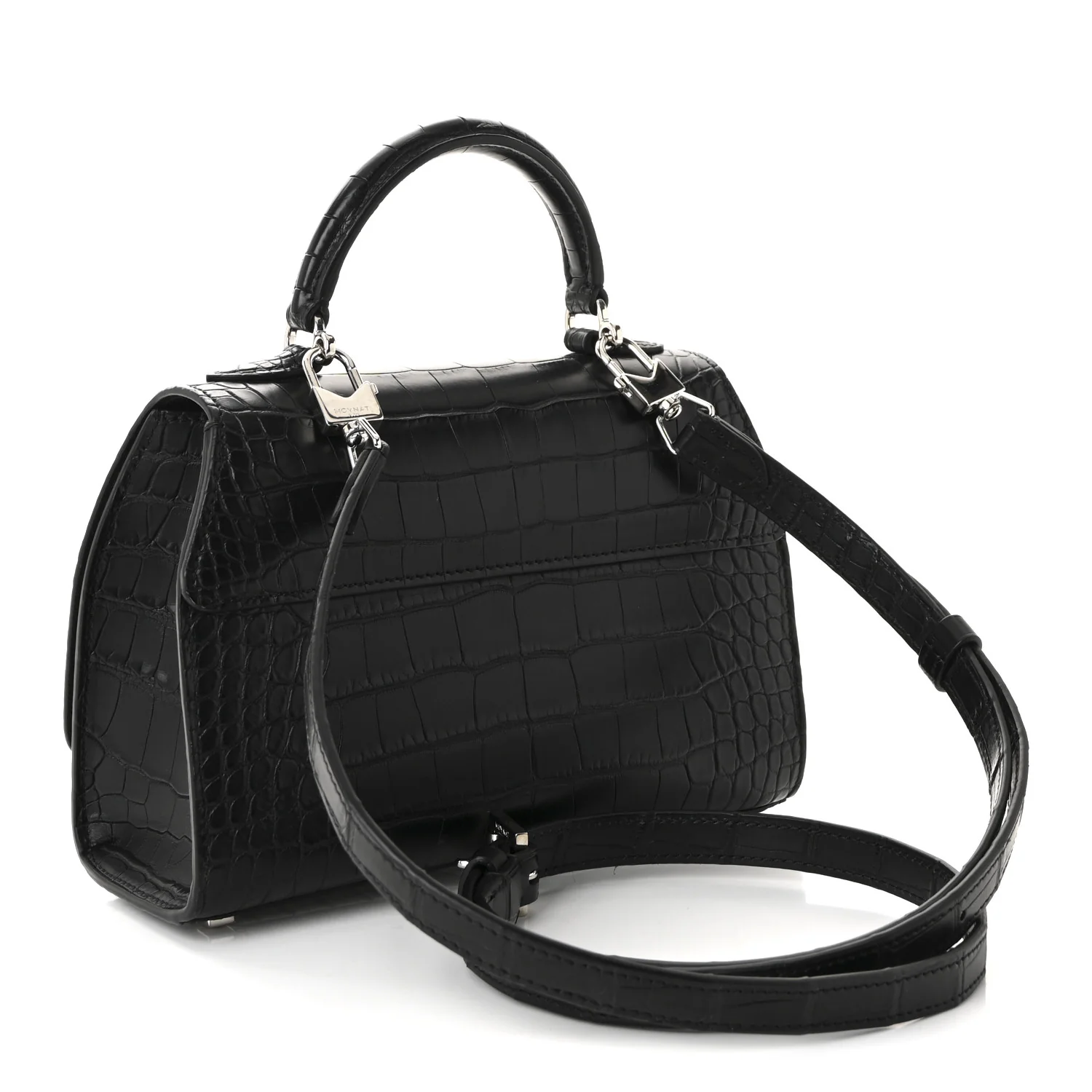 Matte Crocodile Rejane BB Black - Image 3