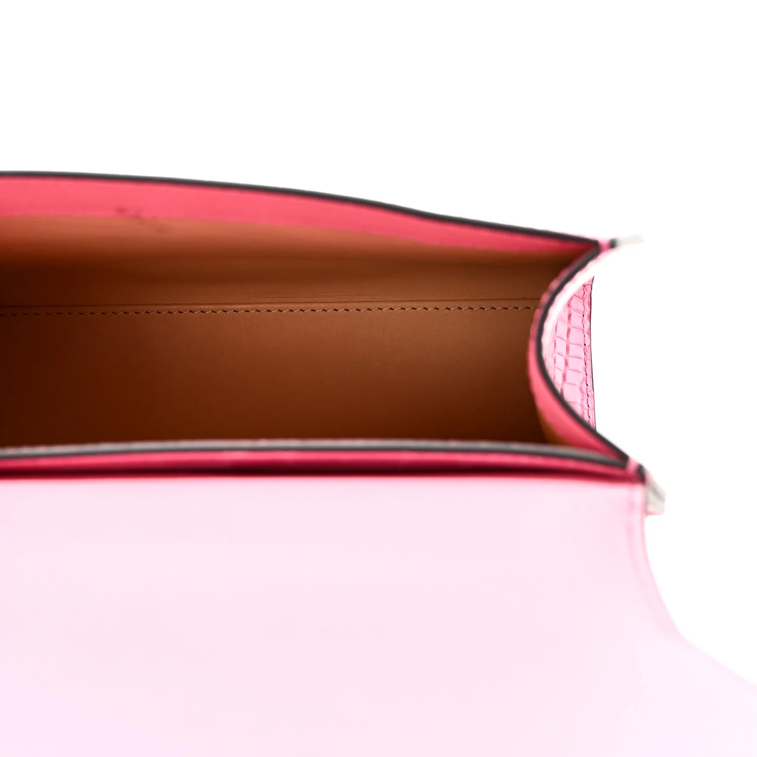 Matte Crocodile Rejane BB Pink - Image 5
