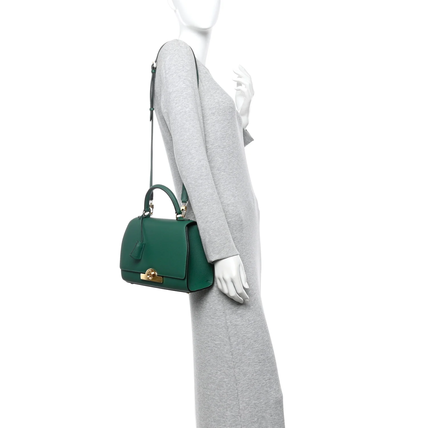 Taurillon Blush Rejane PM Emerald - Image 2