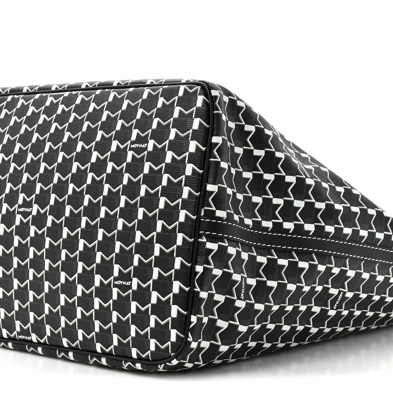 X KASING LUNG Calfskin Canvas M Labubu Tote GM Black - Image 10