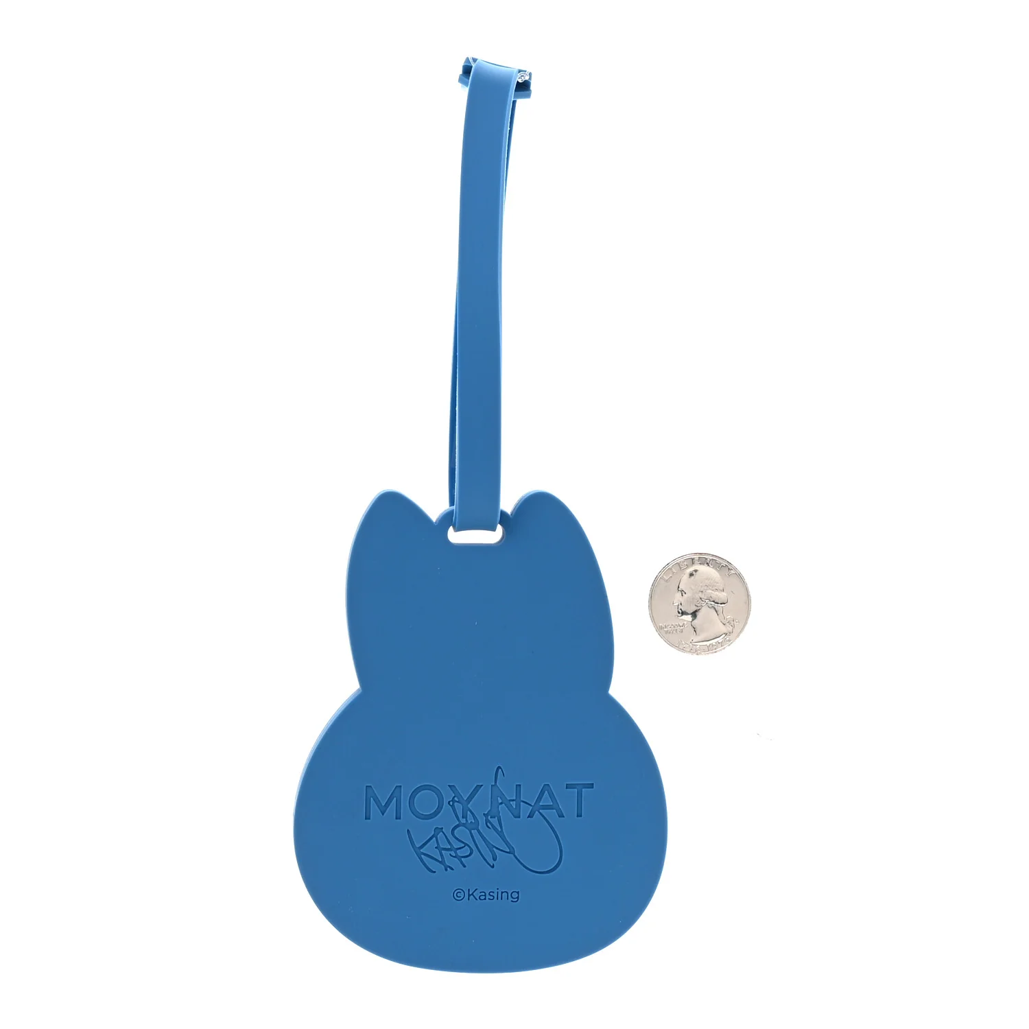 X KASING LUNG Rubber Labubu Bag Charm Blue - Image 2