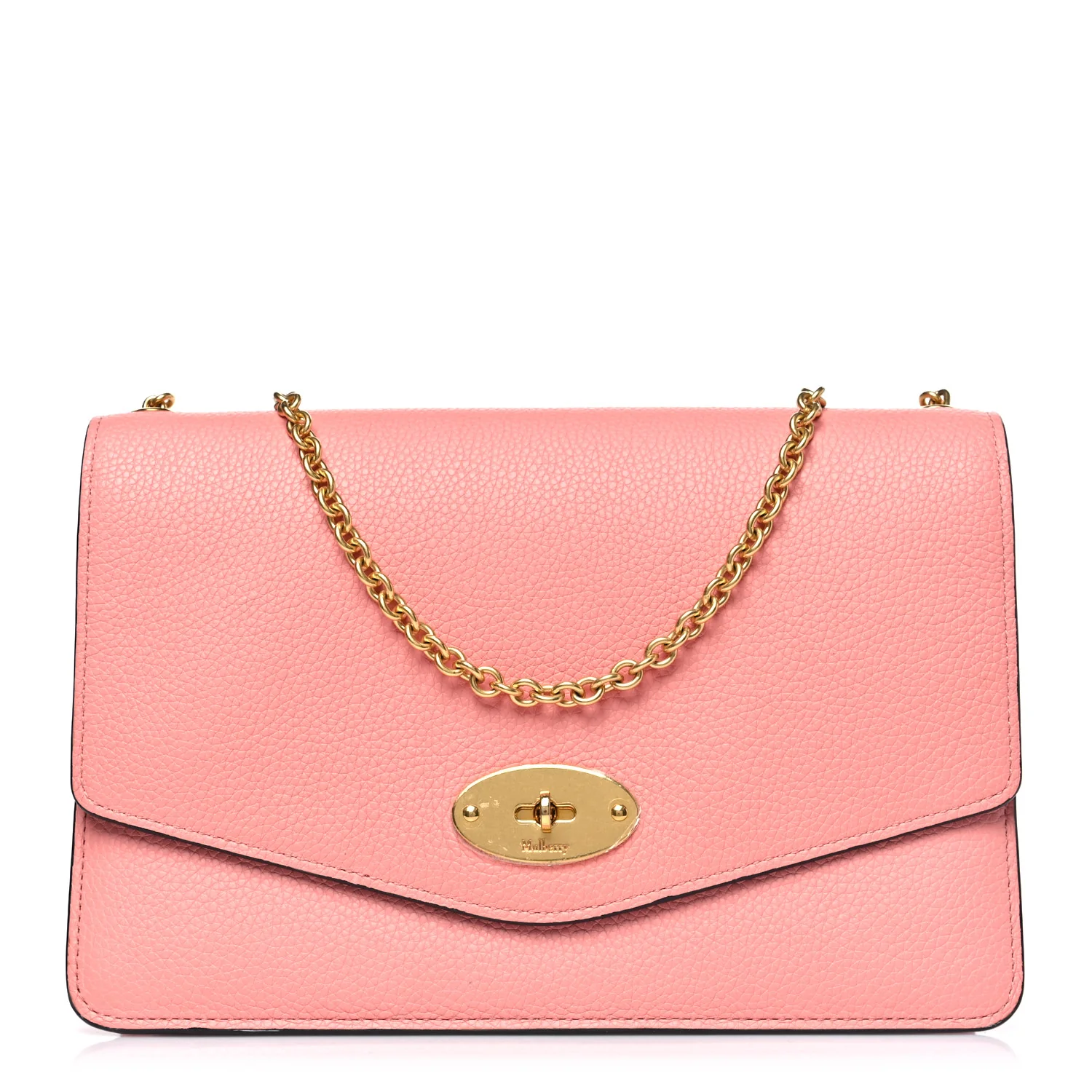 Classic Grain Calfskin Medium Darley Macaroon Pink