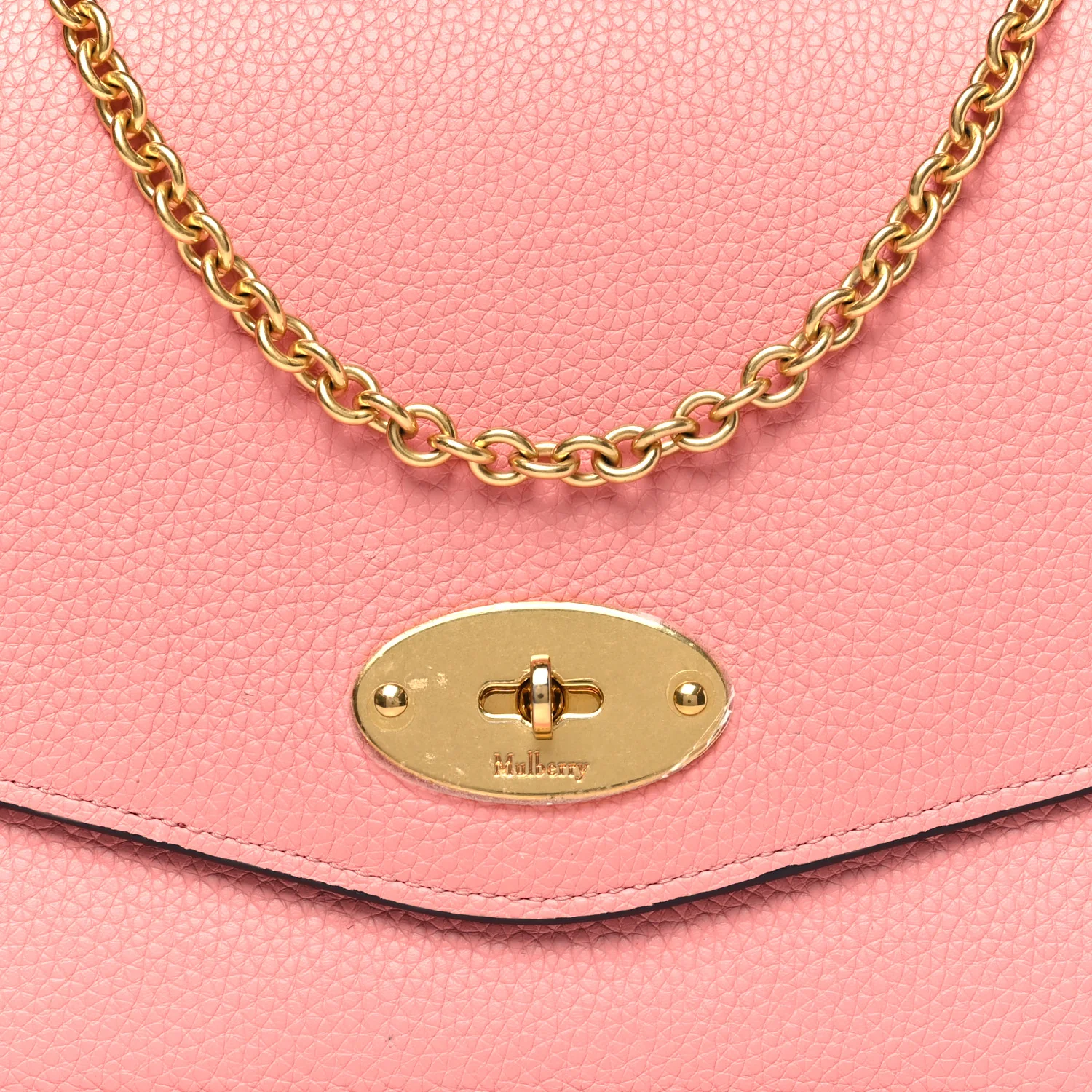 Classic Grain Calfskin Medium Darley Macaroon Pink - Image 7