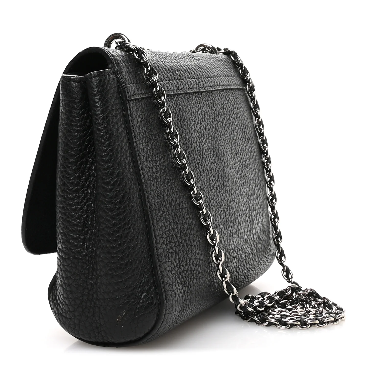 Classic Grain Calfskin Mini Lily Black - Image 3