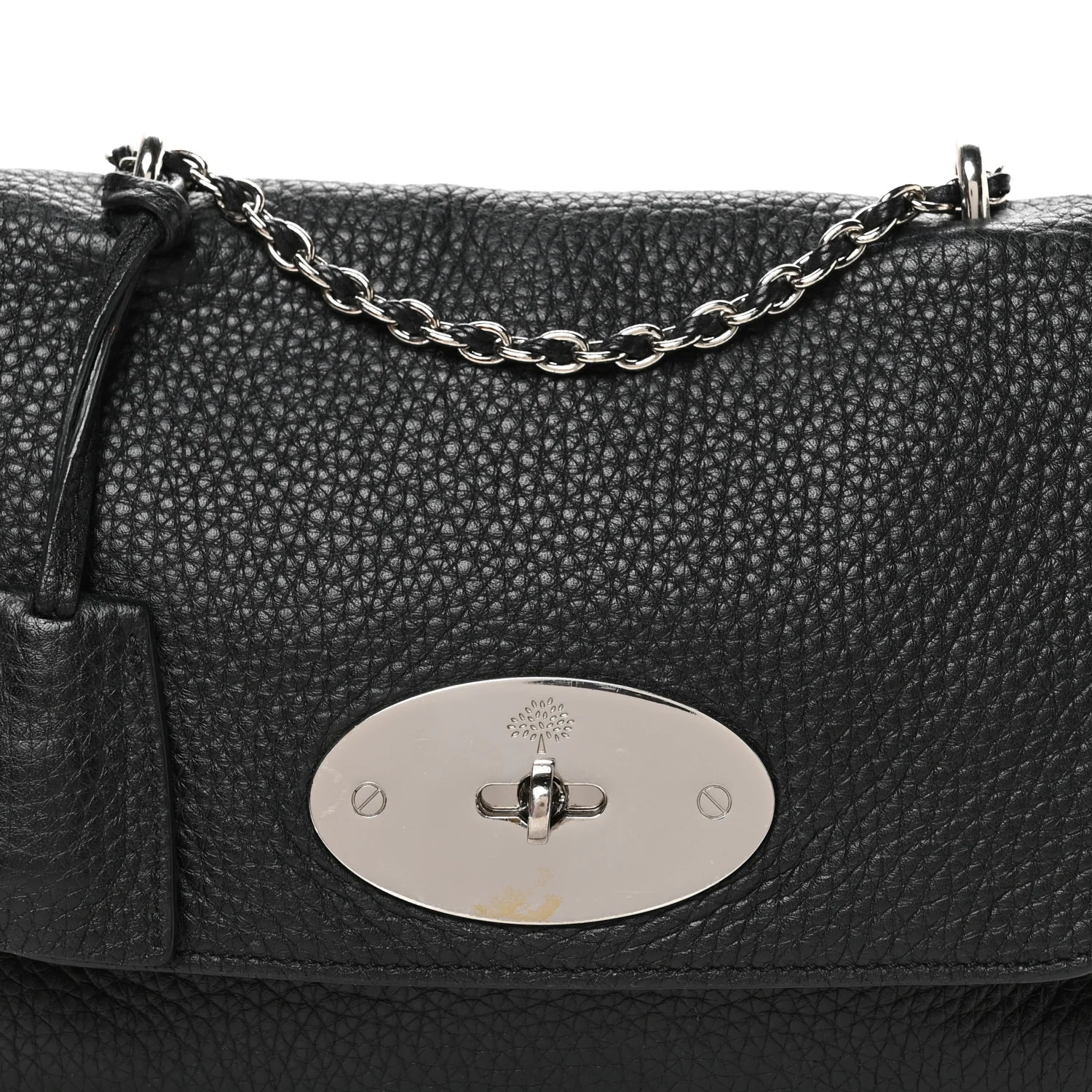 Classic Grain Calfskin Mini Lily Black - Image 9