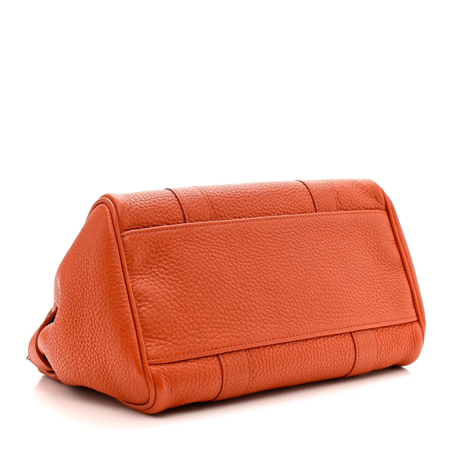Classic Grain Small Bayswater Satchel Mandarin - Image 4