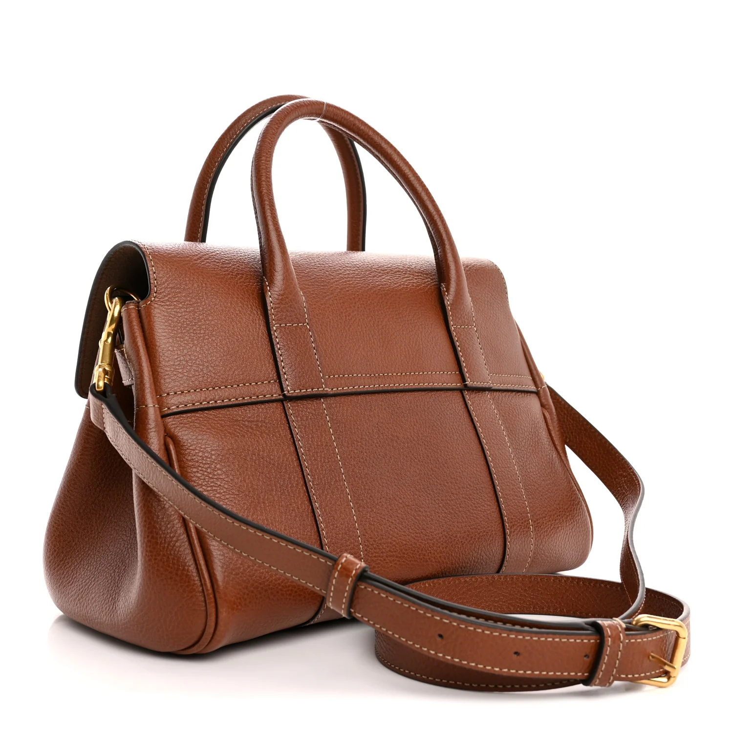Classic Grain Small Bayswater Satchel Oak - Image 3