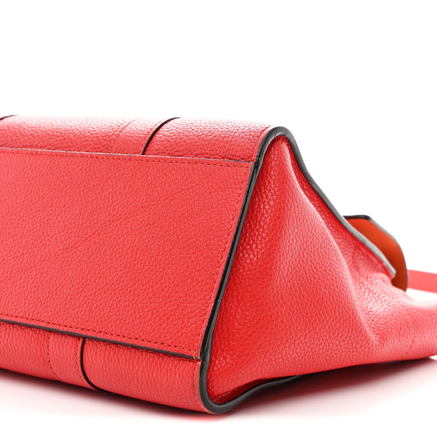 Classic Grain Small Bayswater Satchel Scarlet Red - Image 9