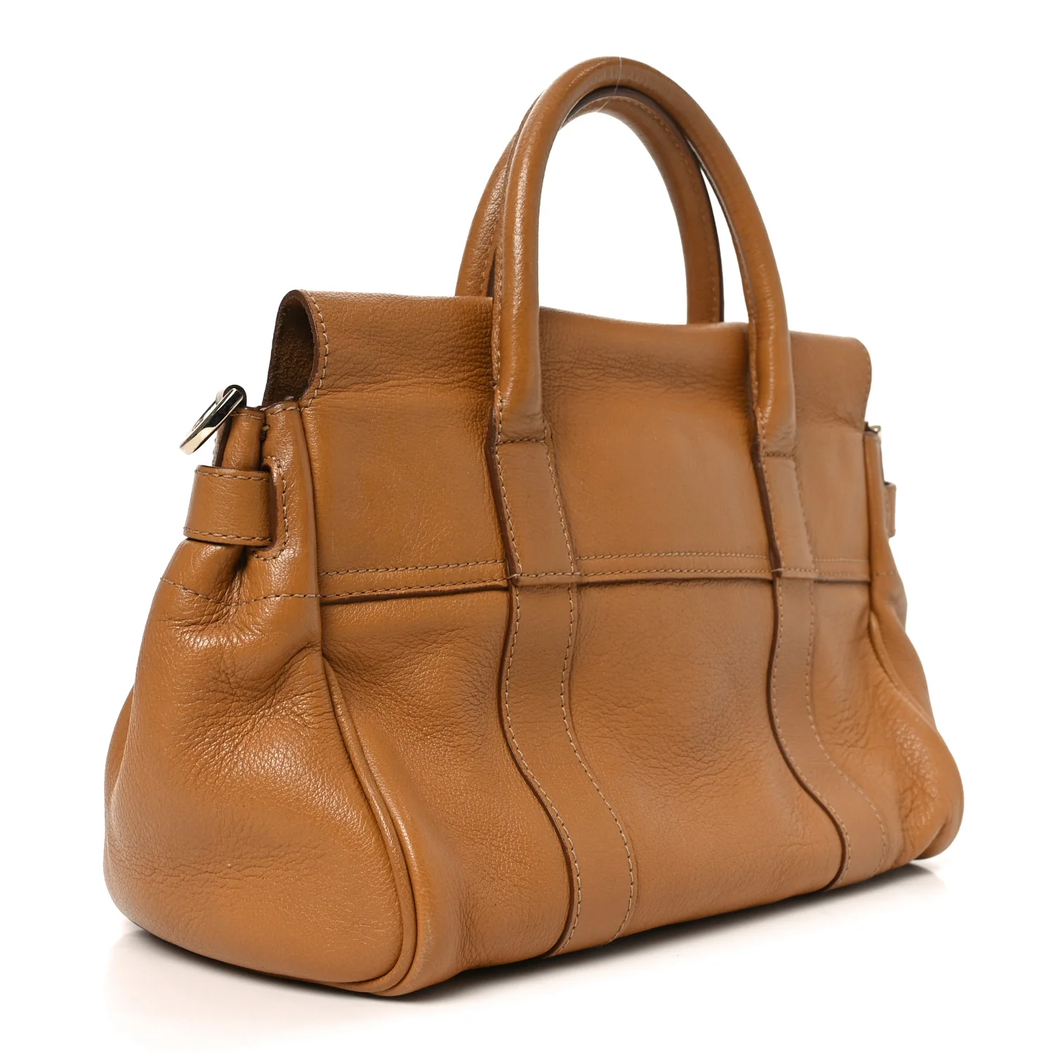 Glossy Buffalo Small Bayswater Satchel Fudge - Image 3