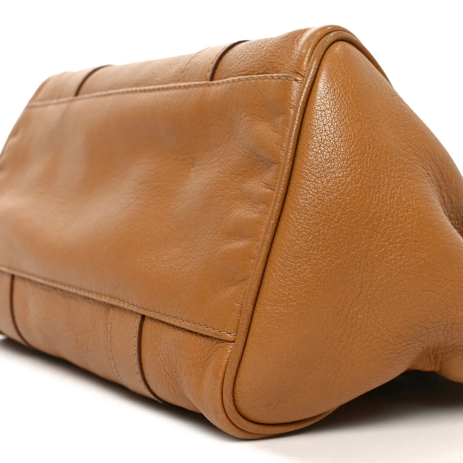 Glossy Buffalo Small Bayswater Satchel Fudge - Image 9
