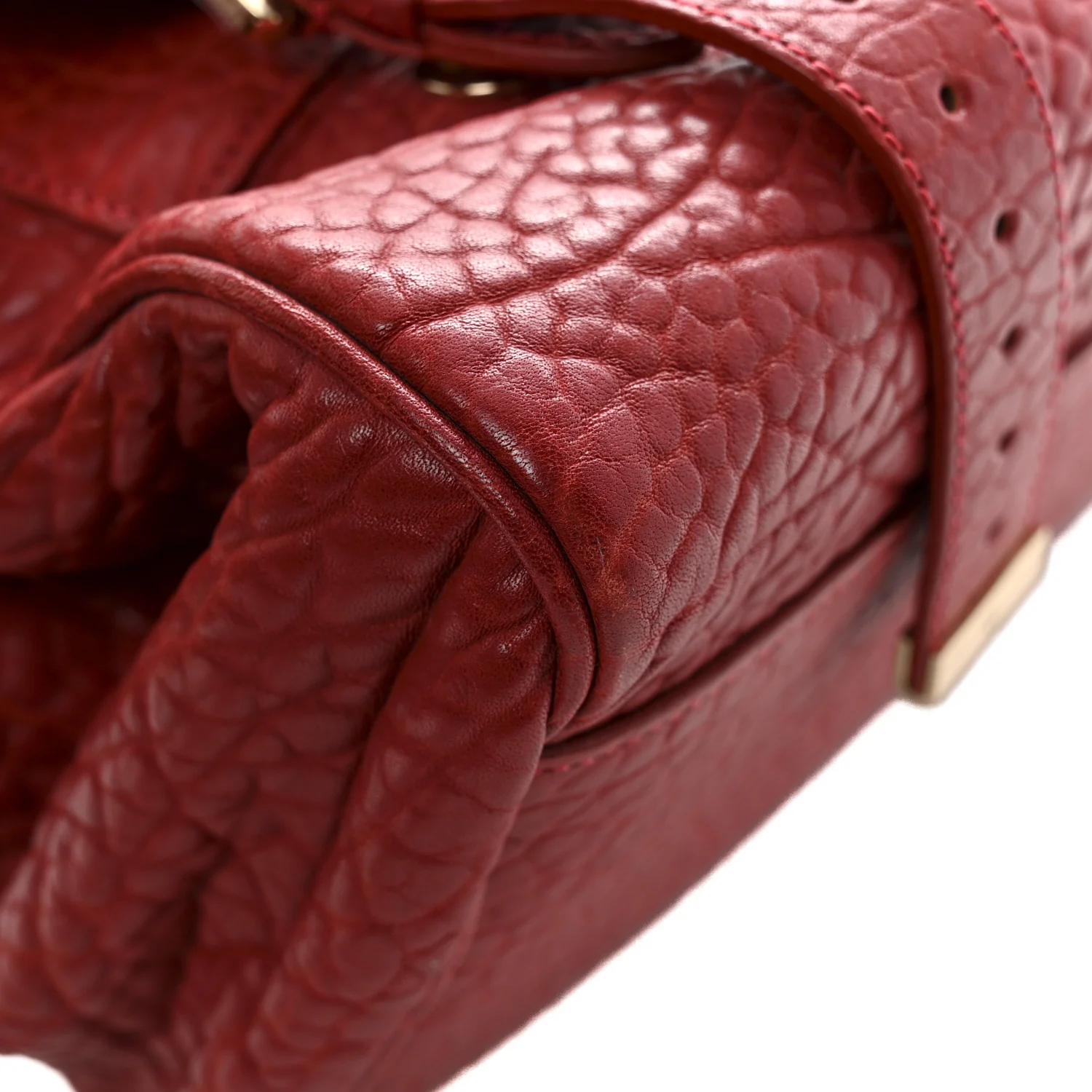 Shrunken Calfskin Medium Alexa Red - Image 11