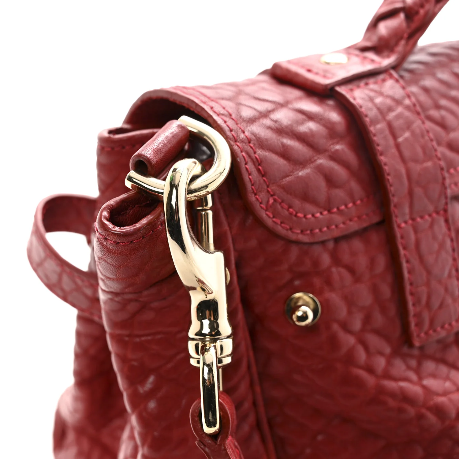 Shrunken Calfskin Medium Alexa Red - Image 7