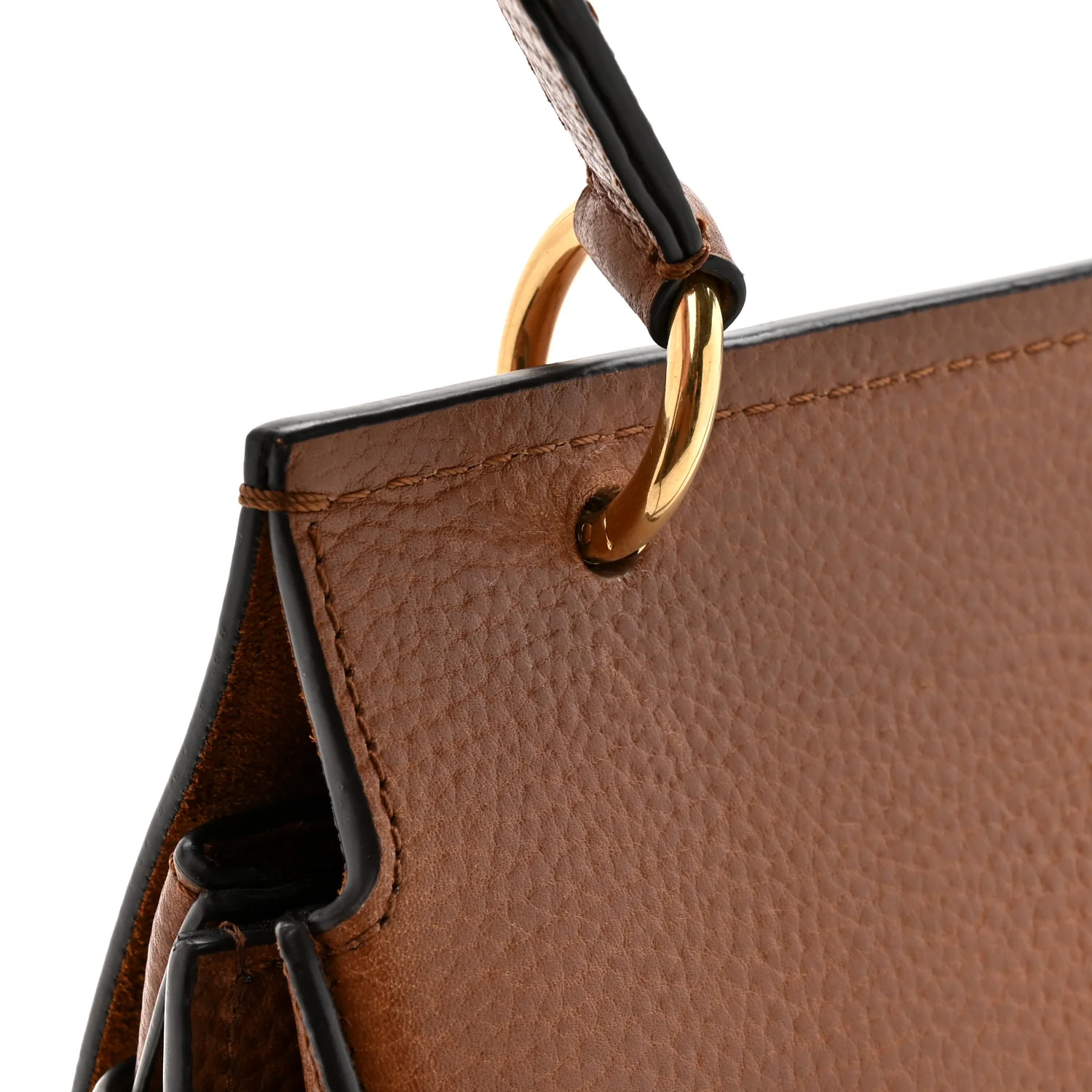 Small Classic Grain Amberley Satchel Oak - Image 11