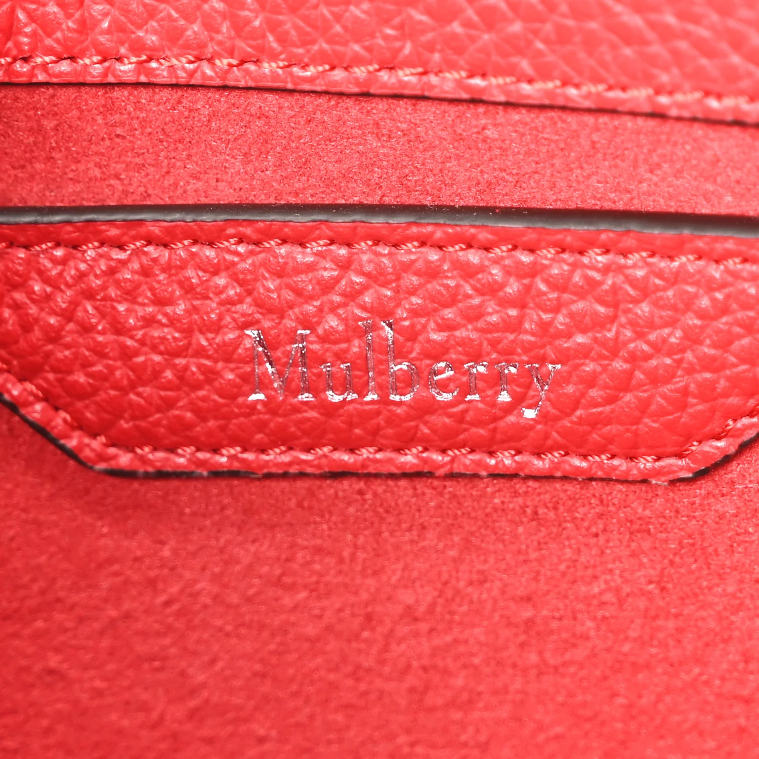 Small Classic Grain Billie Crossbody Bag Red - Image 6