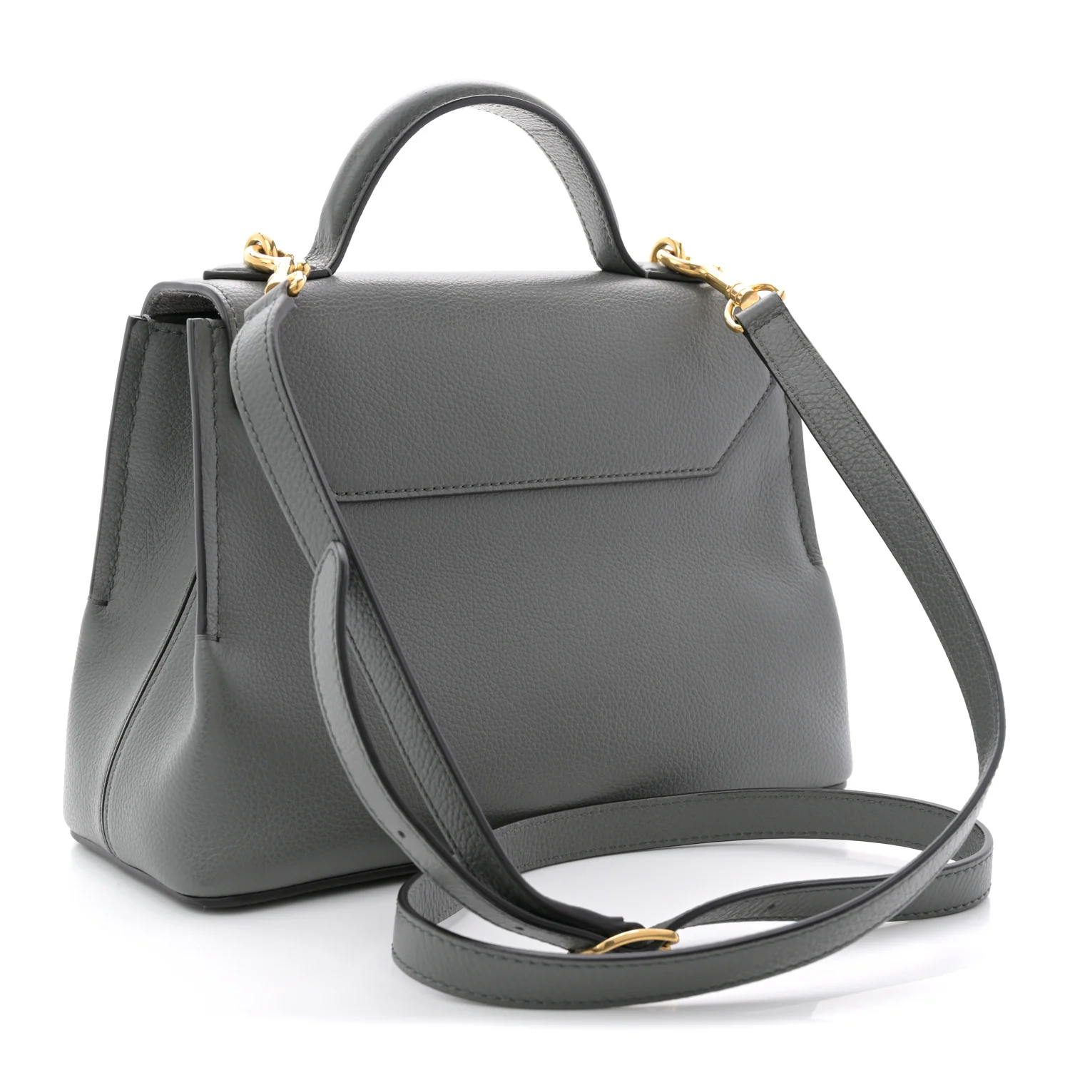 Small Classic Grain Calfskin Mini Seaton Grey - Image 5