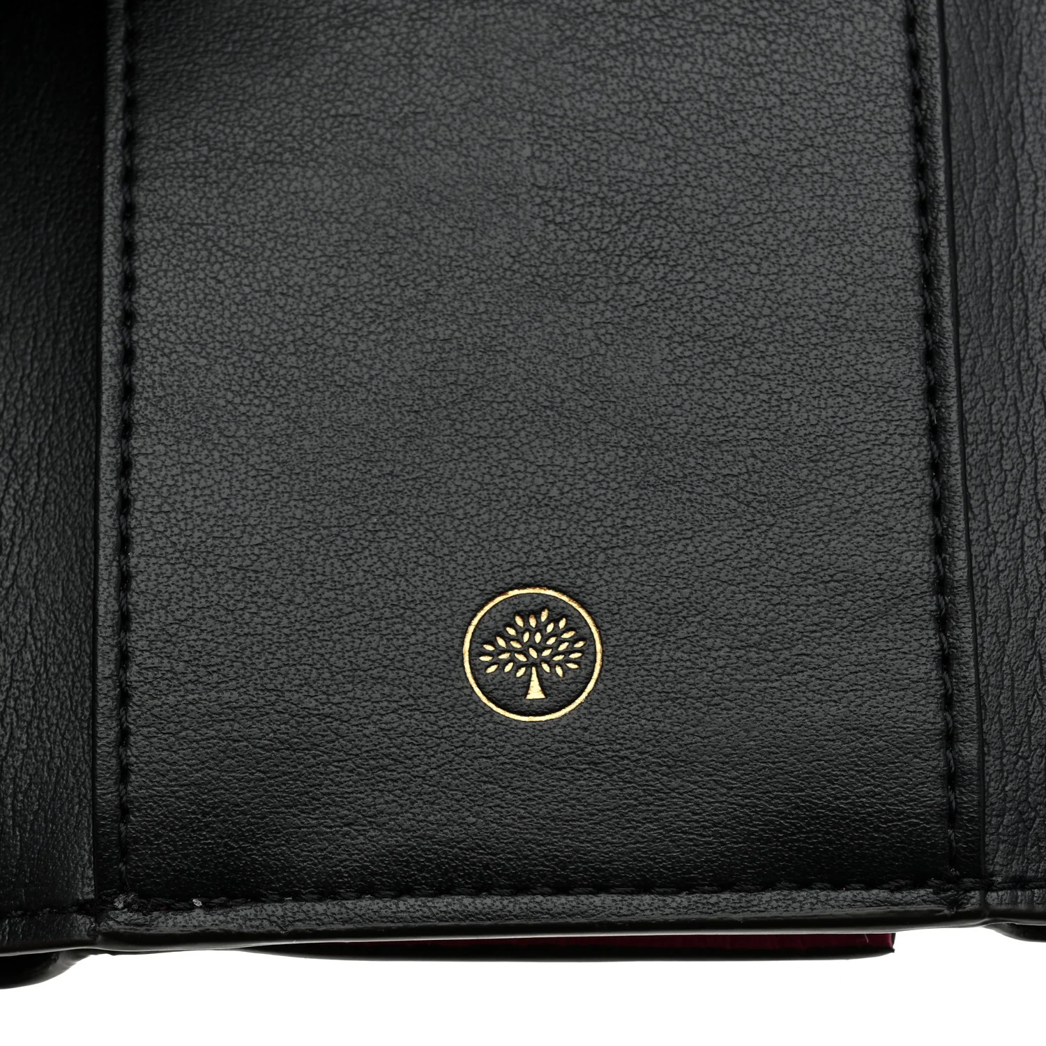 Small Classic Grain Darley Folded Multi-Card Wallet Mulberry Pink - Image 6