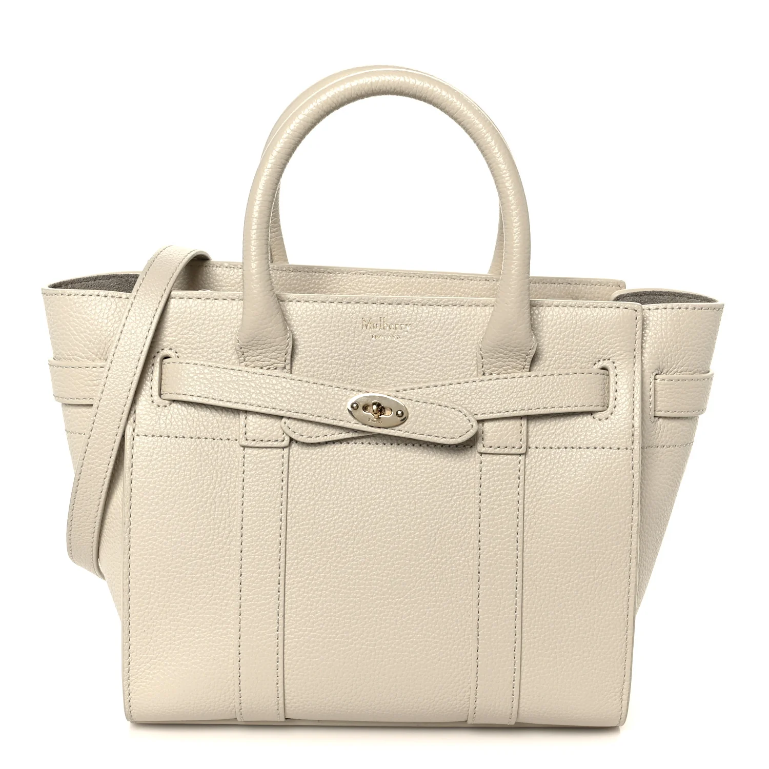 Small Classic Grain Mini Zipped Bayswater Chalk