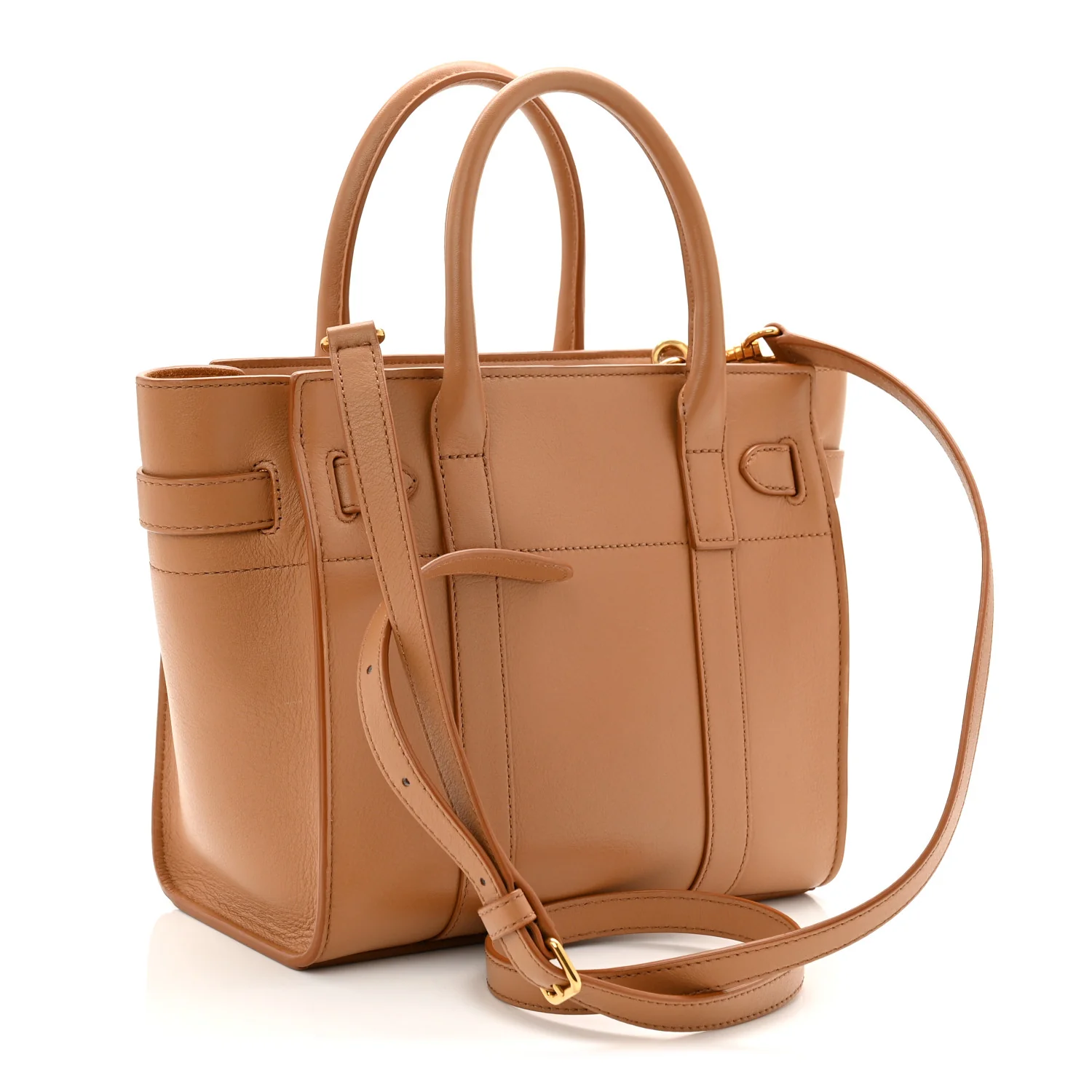Small Classic Grain Mini Zipped Bayswater Sable - Image 3