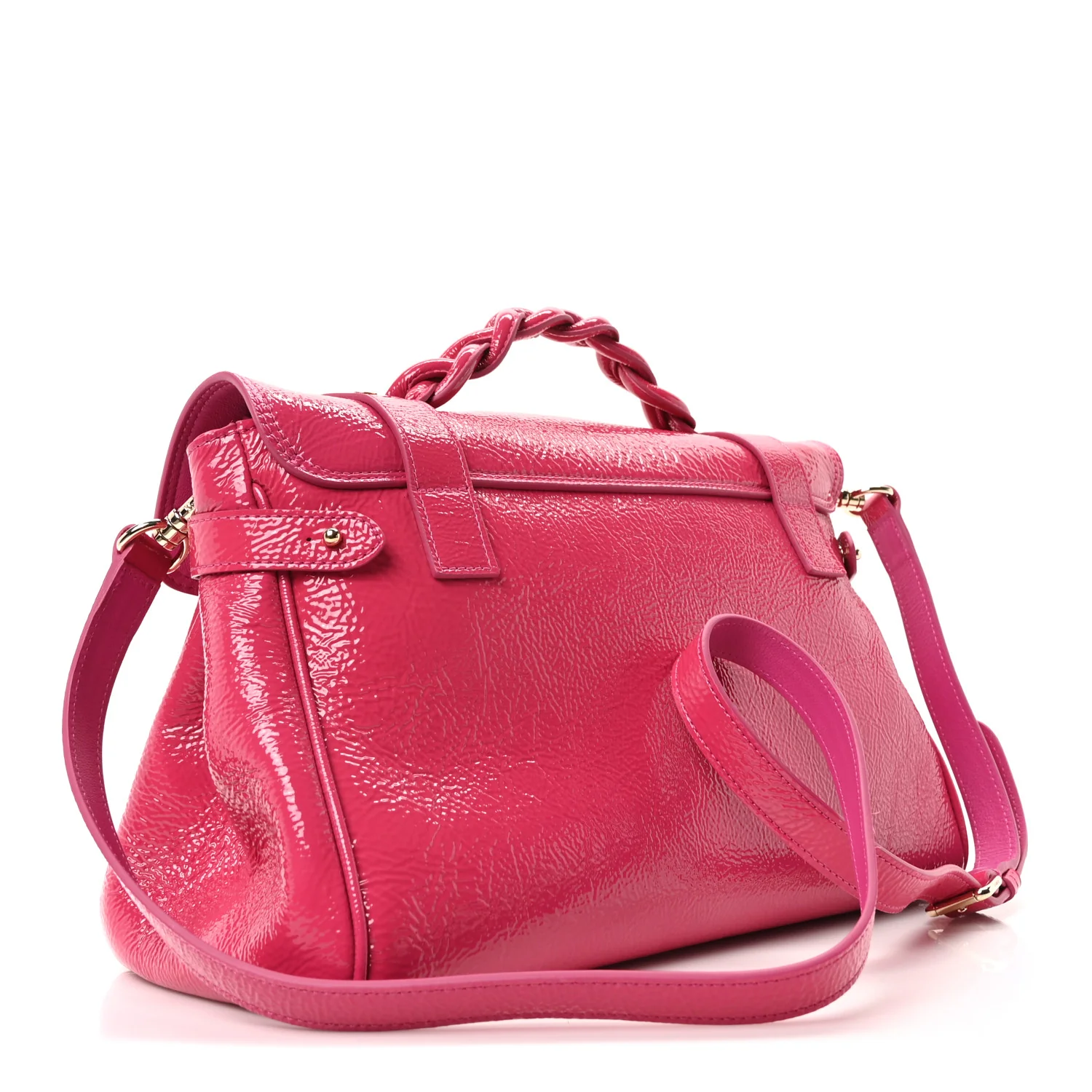 Spongy Patent Small Alexa Pink - Image 3