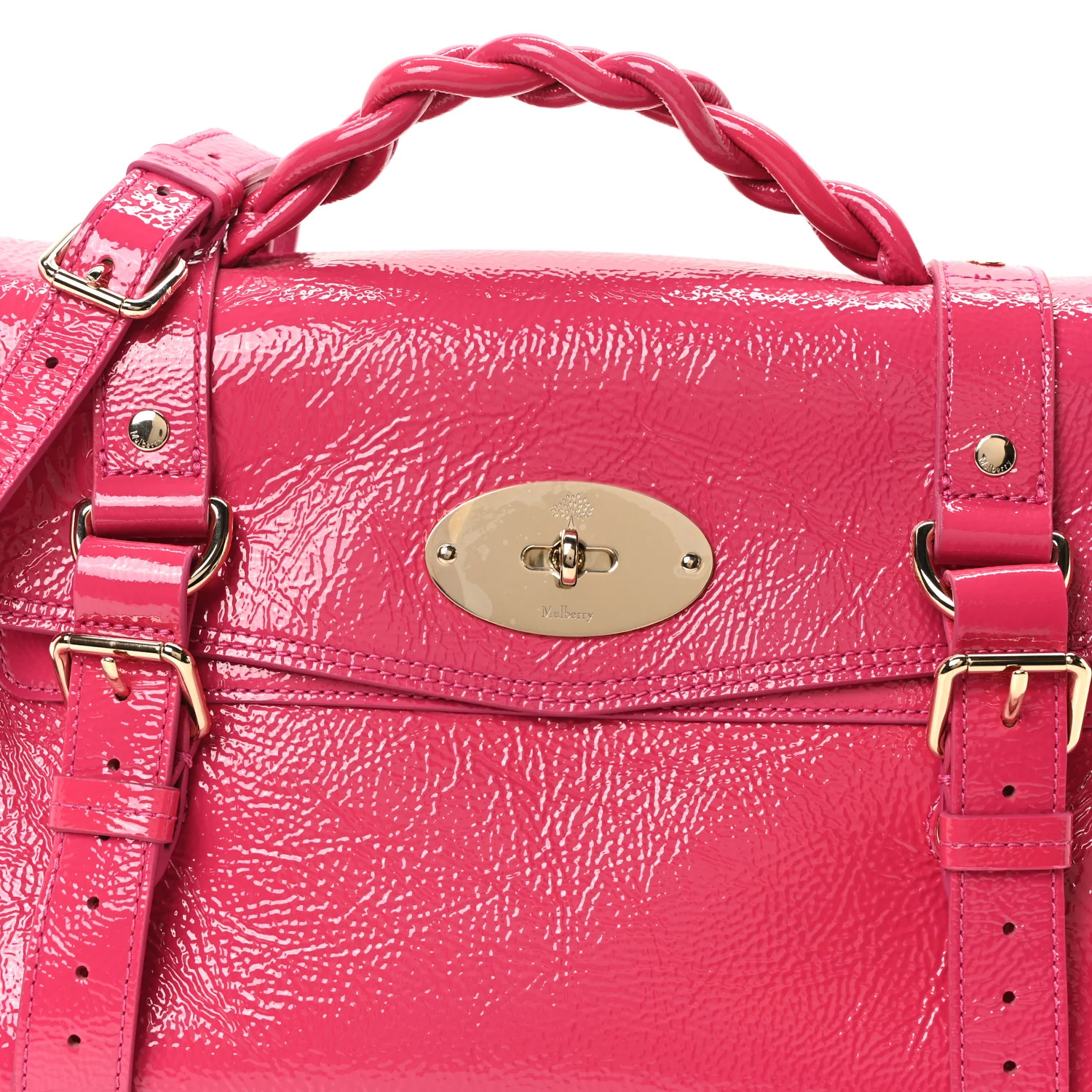 Spongy Patent Small Alexa Pink - Image 7