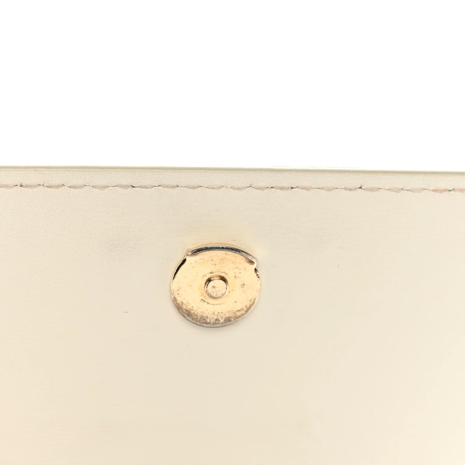 Calfskin Jitney 0.5 Cash Inside Crossbody Bag White - Image 11