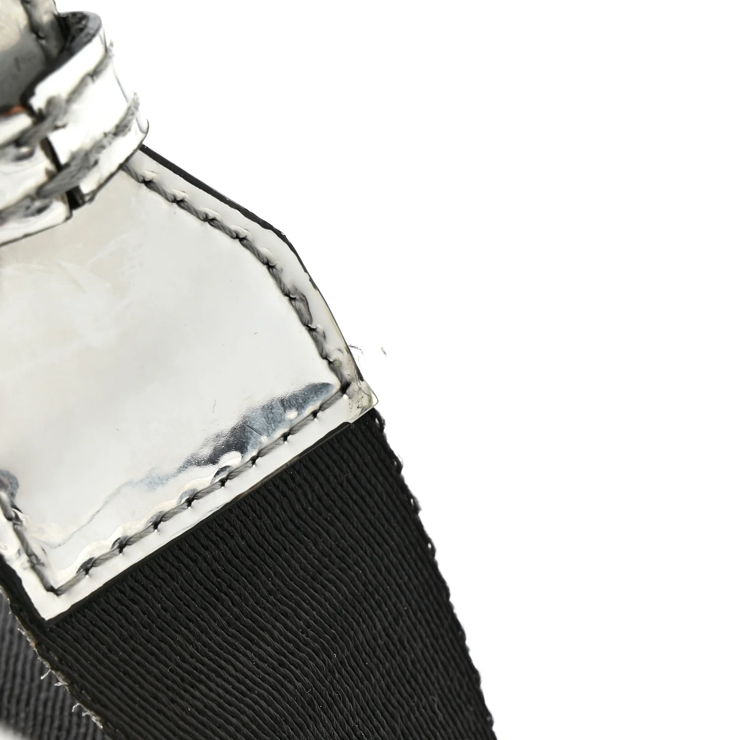 Patent Mirror Binder Clip Camera Belt Bag Silver - Image 14