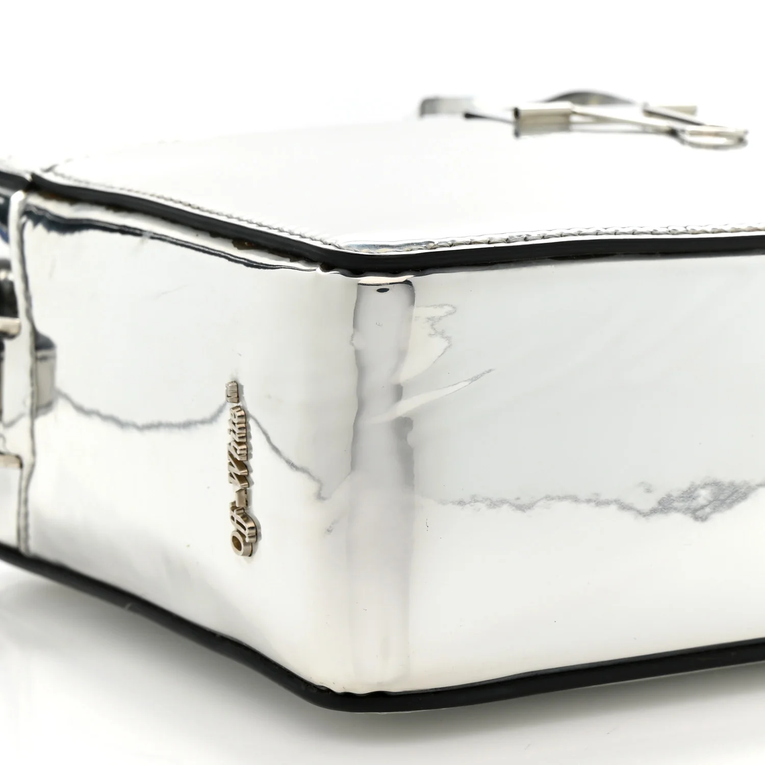 Patent Mirror Binder Clip Camera Belt Bag Silver - Image 8