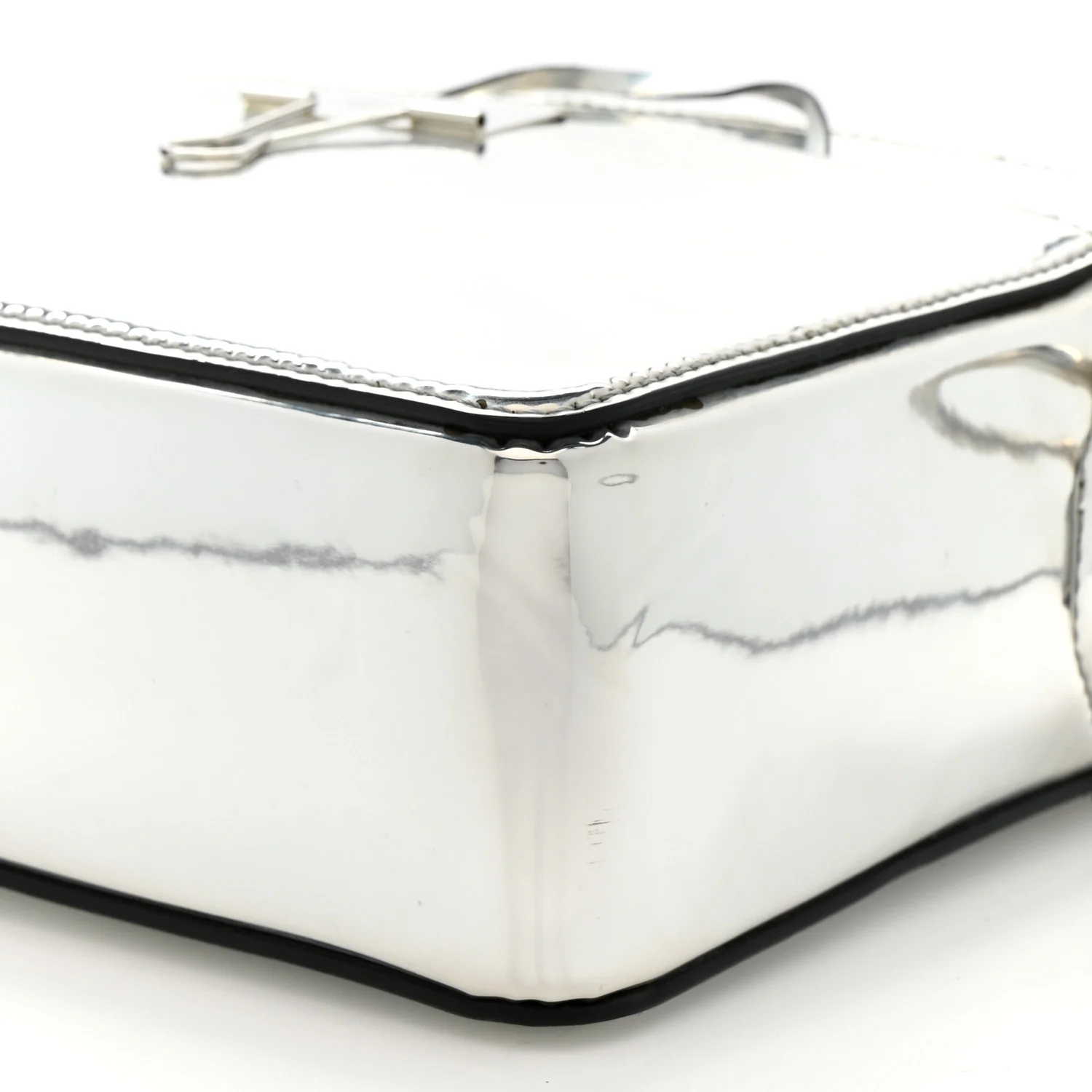 Patent Mirror Binder Clip Camera Belt Bag Silver - Image 9