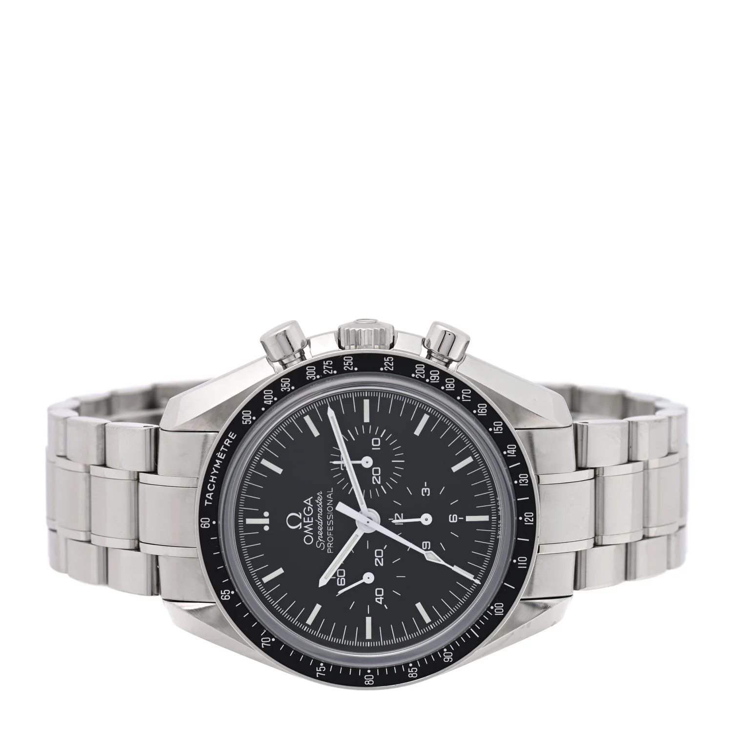 Stainless Steel 42mm Speedmaster Moonwatch Professional Chronograph Manual Winding Watch Black 311.30.42.30.01.006 - Image 2