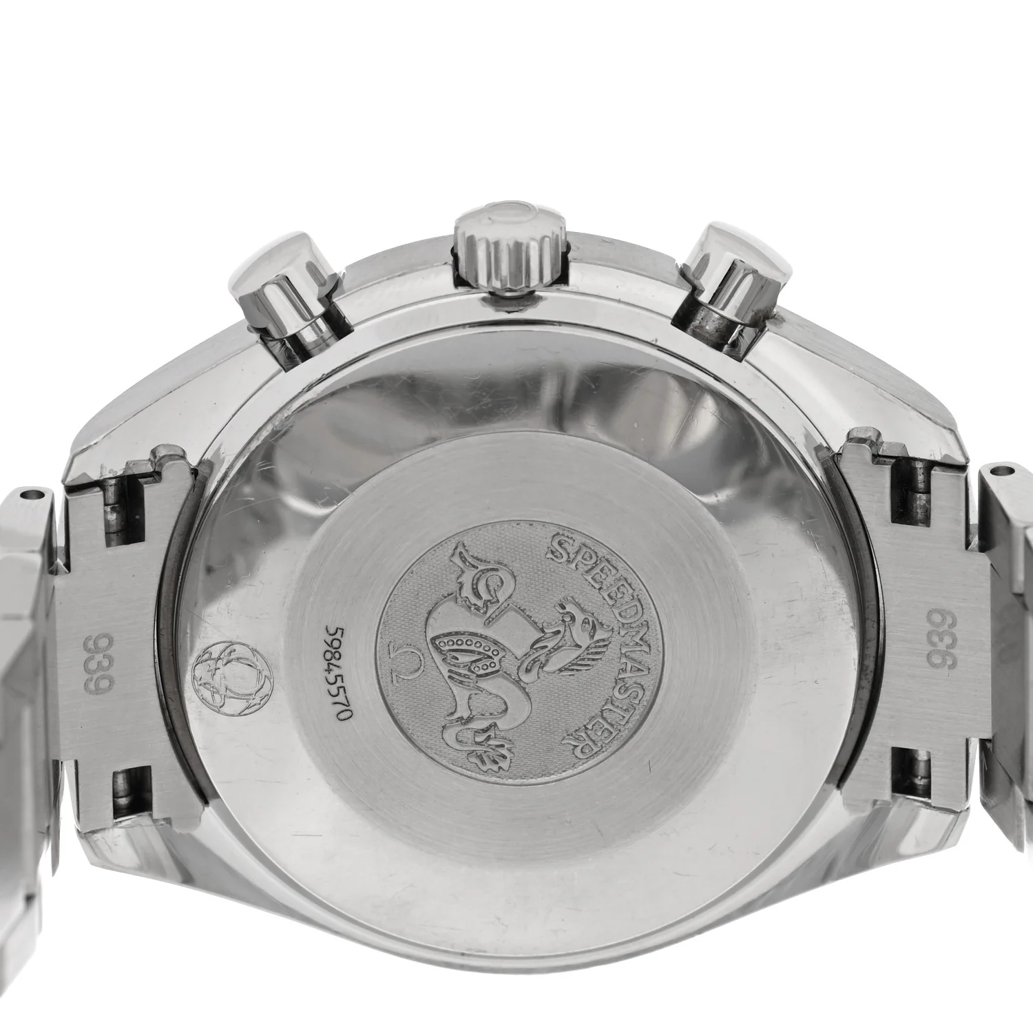 Stainless Steel Diamond Bezel Mother of Pearl 39mm Speedmaster Chronograph Automatic Watch 3535.70.00 - Image 4
