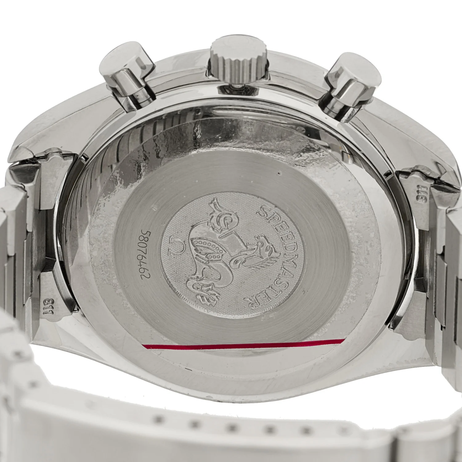 Stainless Steel Mother of Pearl 39mm Speedmaster Chronograph Automatic Watch 3502.71 - Image 4
