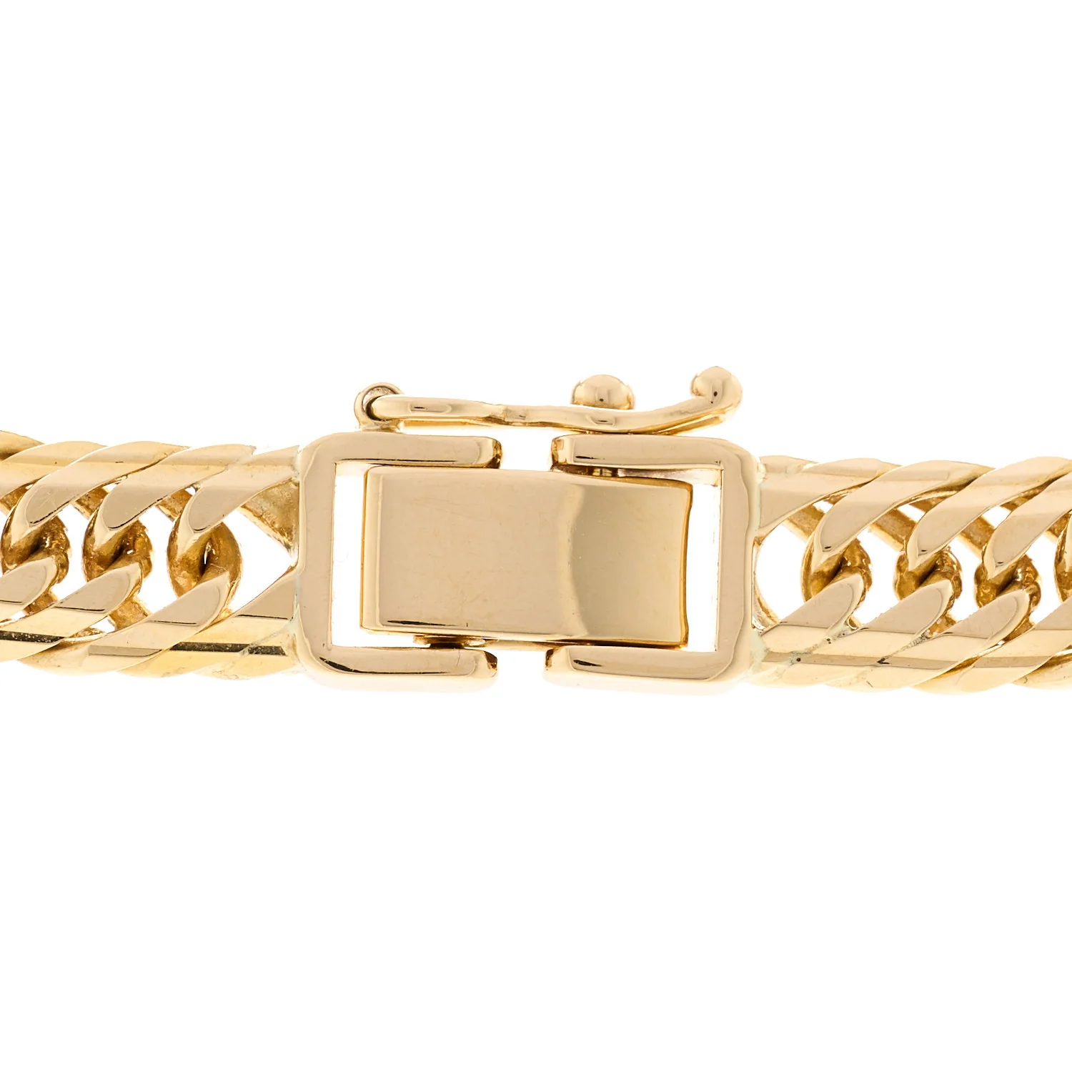 18K Yellow Gold Curb Chain Necklace 19.75 - Image 5