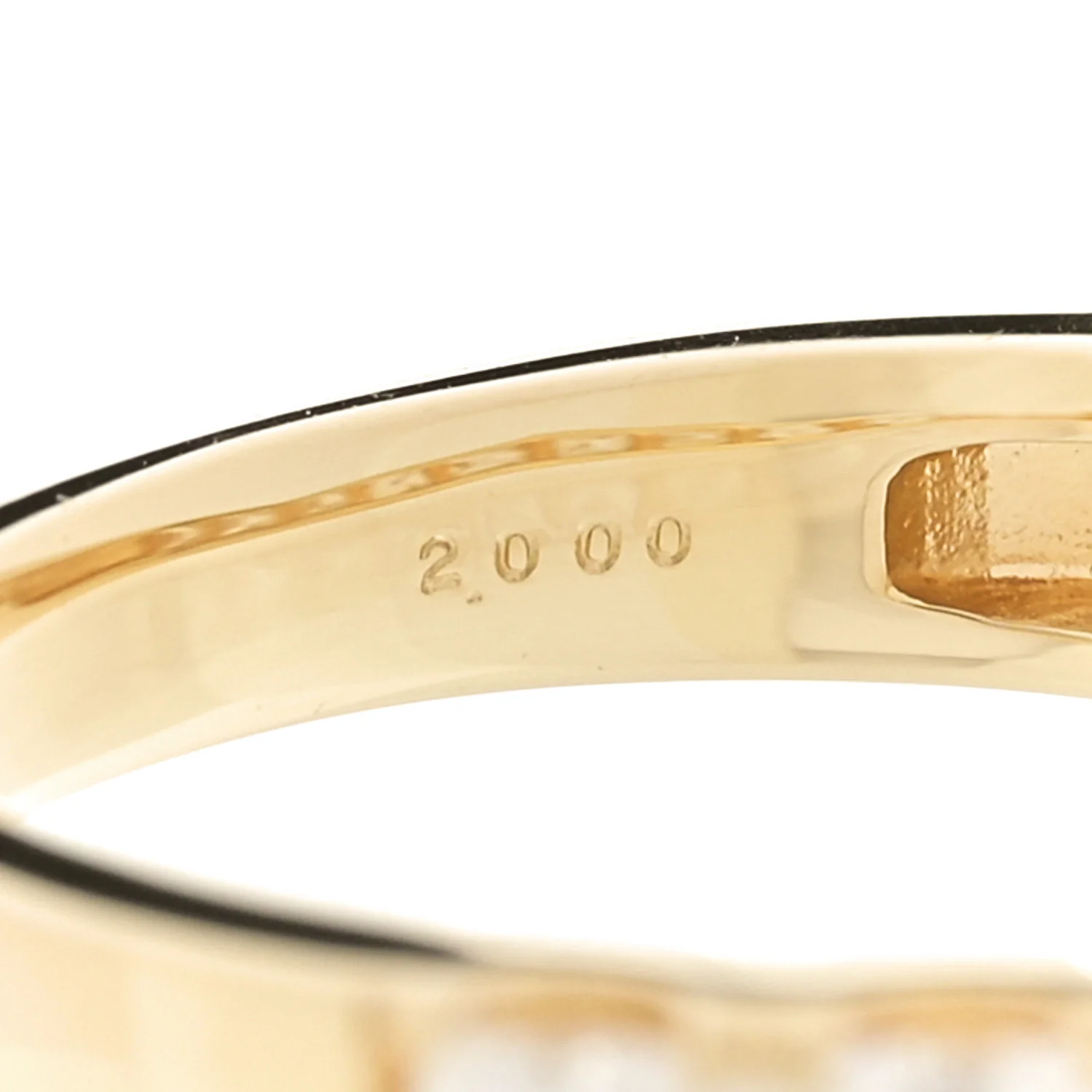 18K Yellow Gold Diamond 2.00ctw Square Emerald Cut Half Eternity Band Ring 52 6 - Image 4