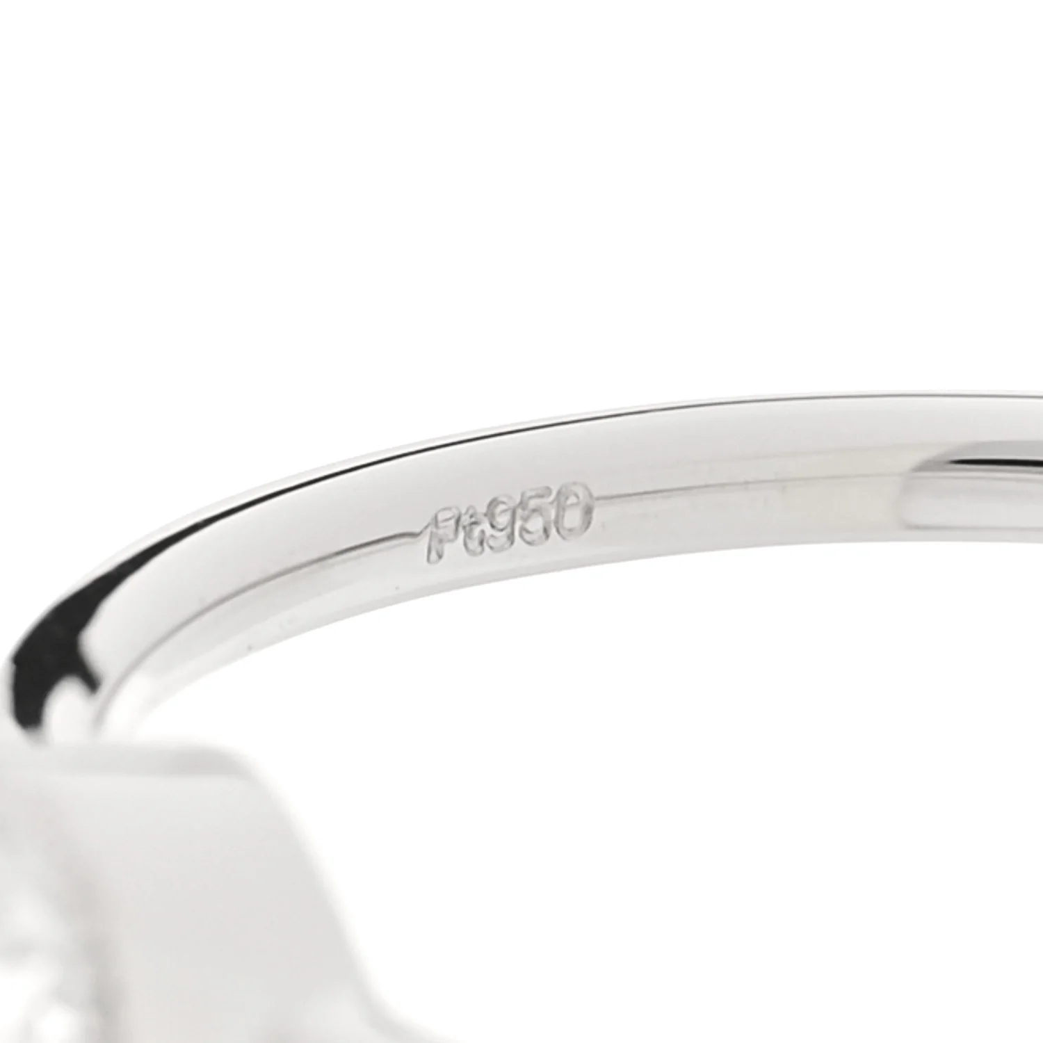 Platinum Diamond .23ctw Bezel Ring 53 6.25 - Image 5